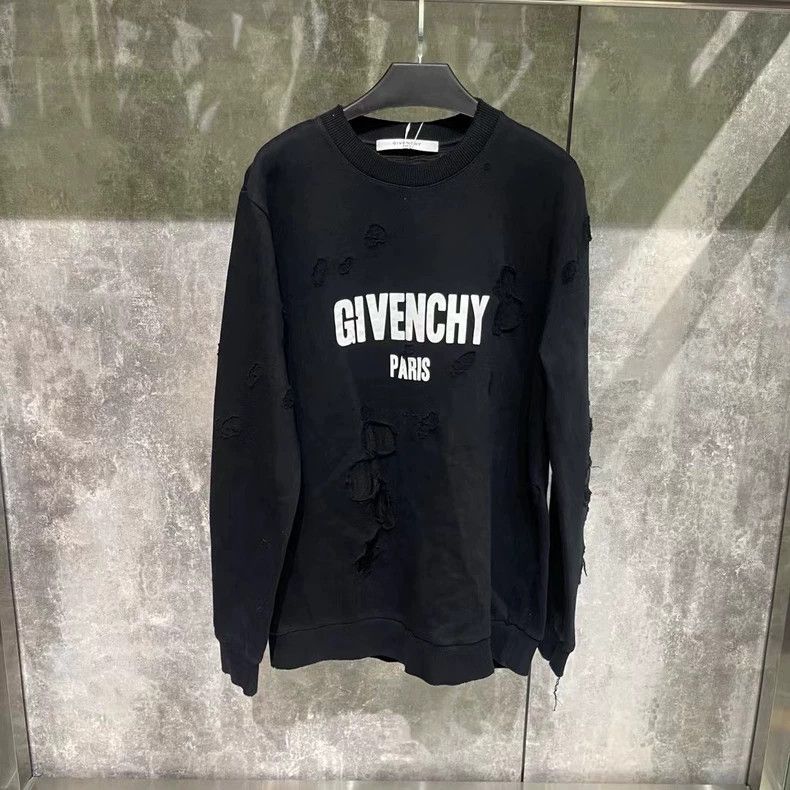 Givenchy Givenchy GVC Hole Destroyed Sweatshirt Size US M / EU 48-50 / 2 - 1 Thumbnail