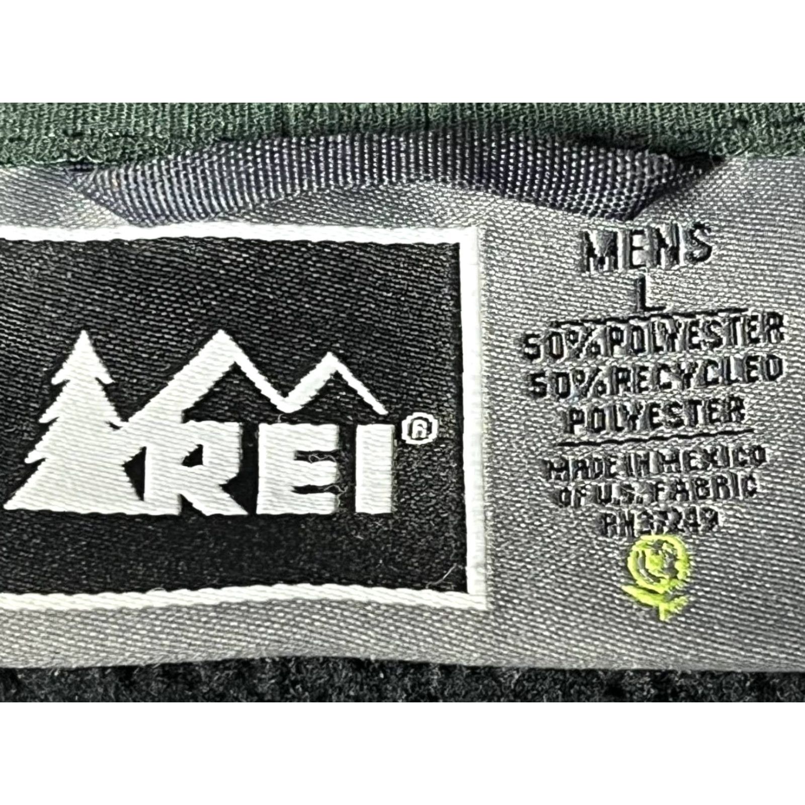 Vintage REI Adult Mens Large Polartec Full Zip Jacket Outdoor Hiking Camping Black Size US L / EU 52-54 / 3 - 6 Thumbnail