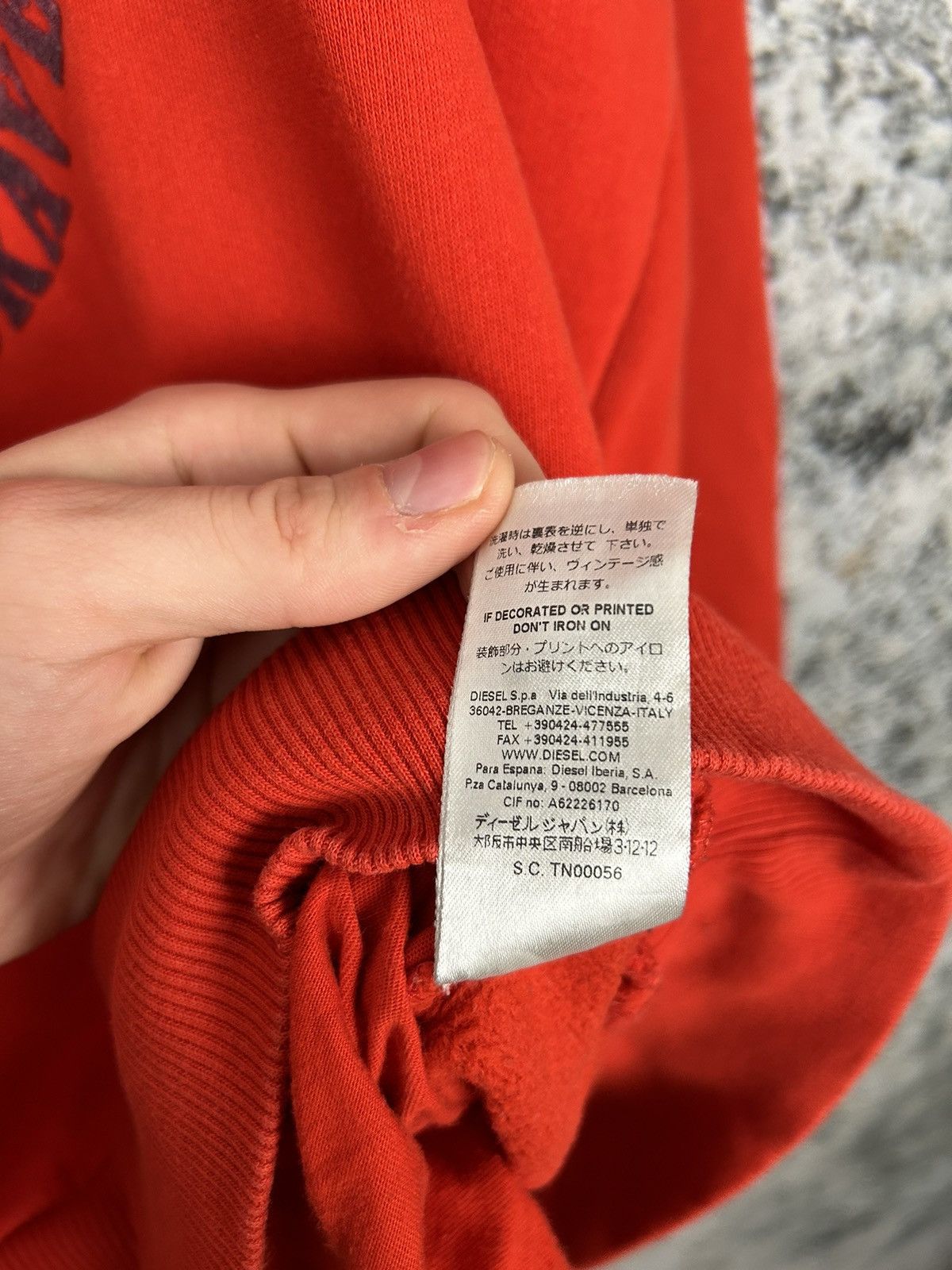 Diesel Vintage Diesel Y2K 00s Hoodie Logo Hype Rare Punk Grunge Size US XXL / EU 58 / 5 - 6 Thumbnail