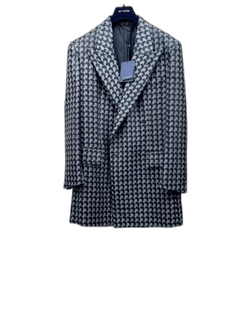Louis Vuitton LV Black Gray Blazer Suit Jacket -2505 Size M / US 6-8 / IT 42-44 - 1 Thumbnail
