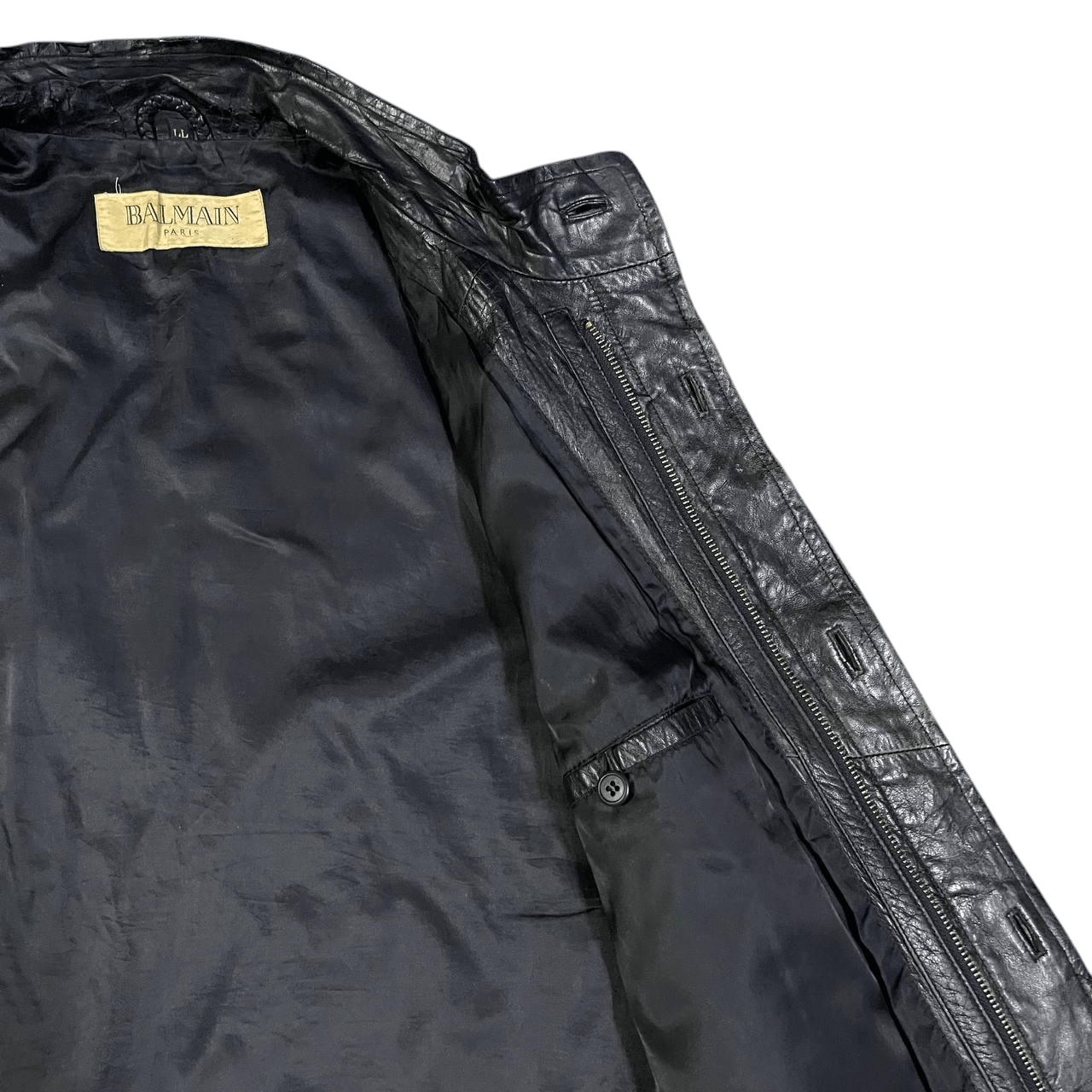 Balmain Balmain Paris Leather Vest Size US L / EU 52-54 / 3 - 9 Thumbnail