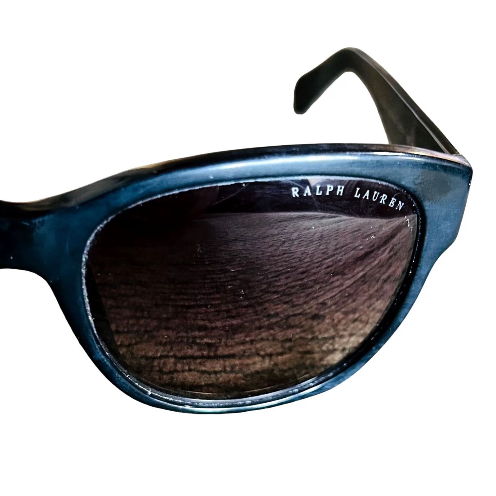 Ralph Lauren Ralph Lauren Sunglasses Women Black RL 8053 Case UV400 Gradient Oval Plastic - Women Size ONE SIZE - 5 Thumbnail