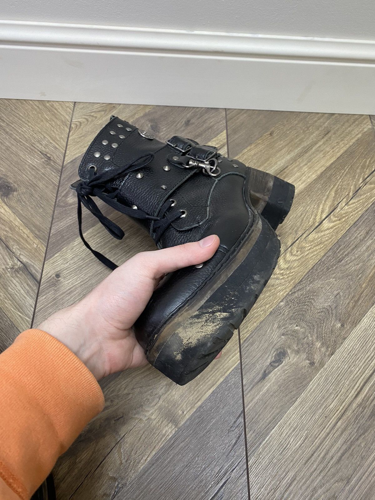 Rock & Republic × Vintage Vintage Rock Rebel Archival Punk Boots Size US 7 / EU 40 - 9 Thumbnail