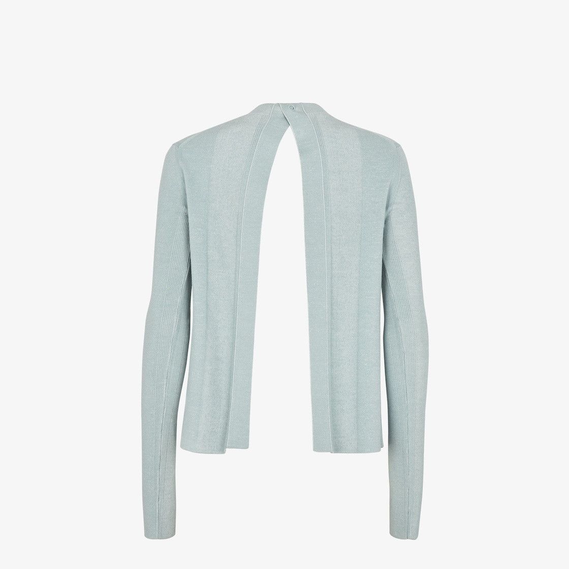 Fendi o1s1wg110925 Cardigan in Light Blue Size M / US 6-8 / IT 42-44 - 2 Thumbnail