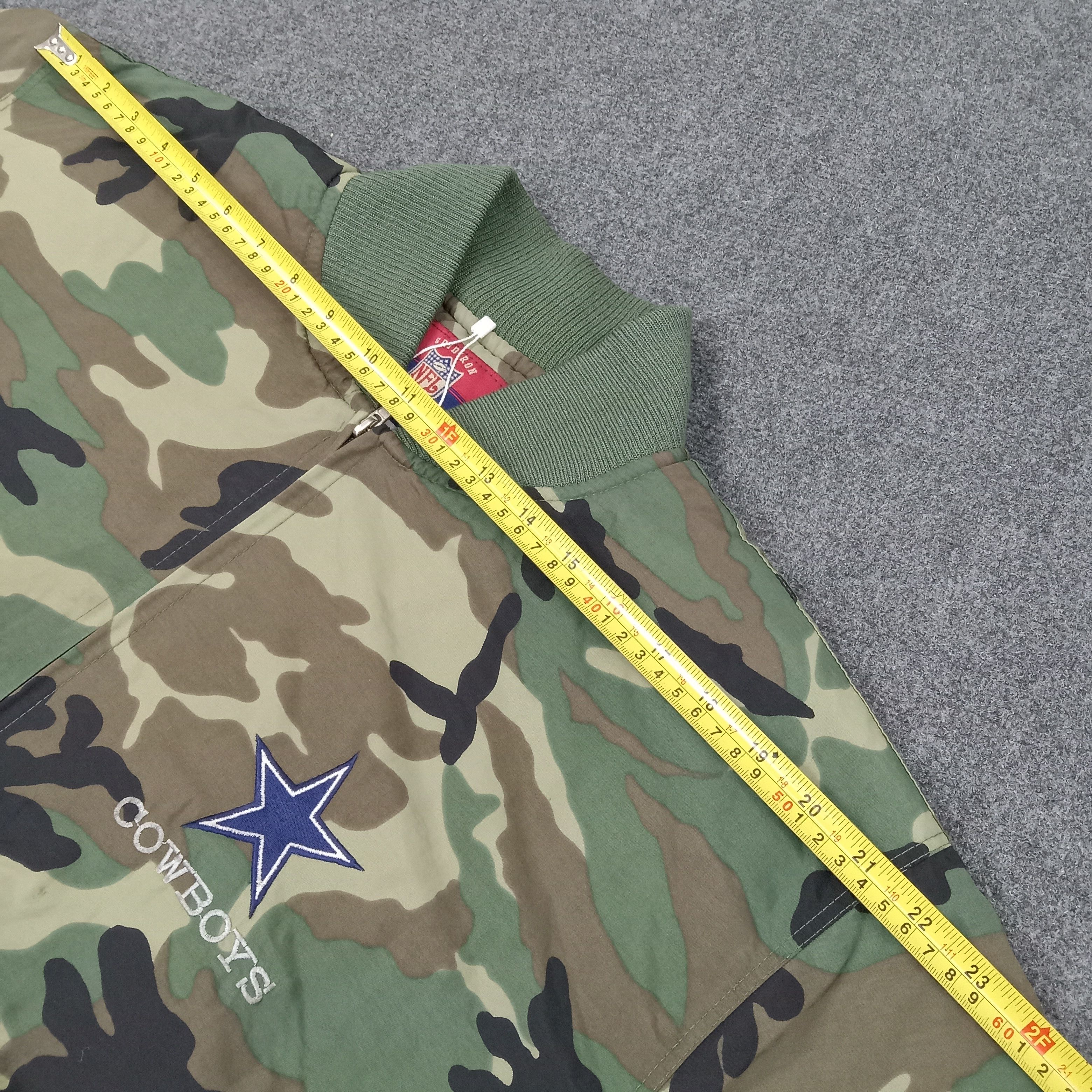 NFL Dallas Cowboys American Football Team Camo Jacket C250N7 Size US XXL / EU 58 / 5 - 8 Thumbnail