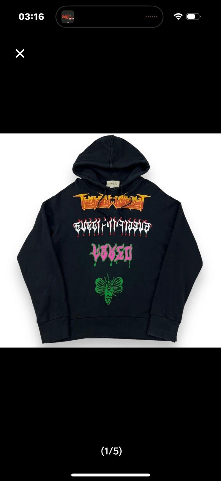 Other Gucci logo hoodie Size US M / EU 48-50 / 2 - 1 Thumbnail