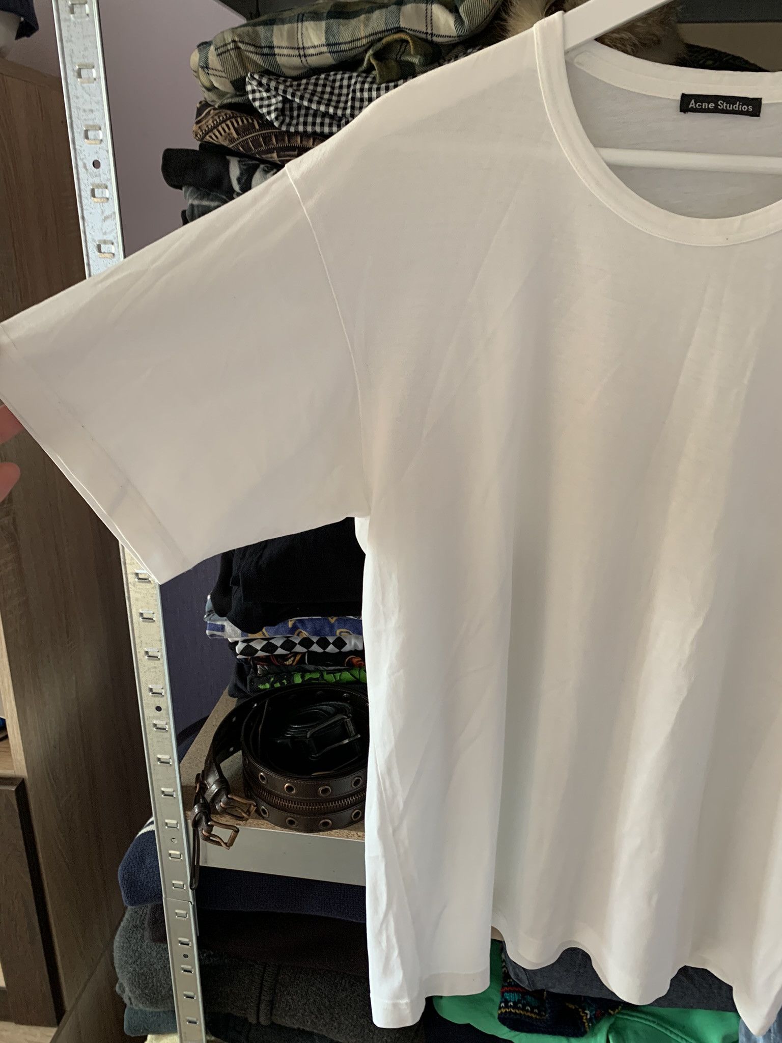 Acne Studios Acne Studios Patch Face White T Shirt Tee Mens L Size US L / EU 52-54 / 3 - 6 Thumbnail