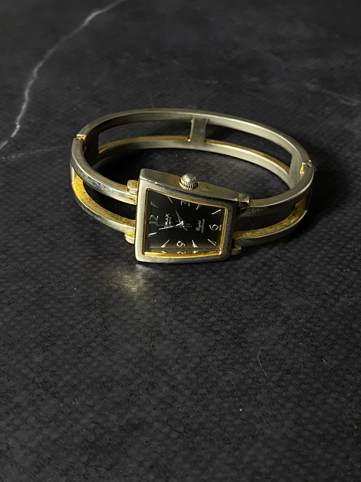Japanese Brand Vintage OMAX Crystal Japan Watch Bangle Bracelet Size ONE SIZE - 1 Thumbnail