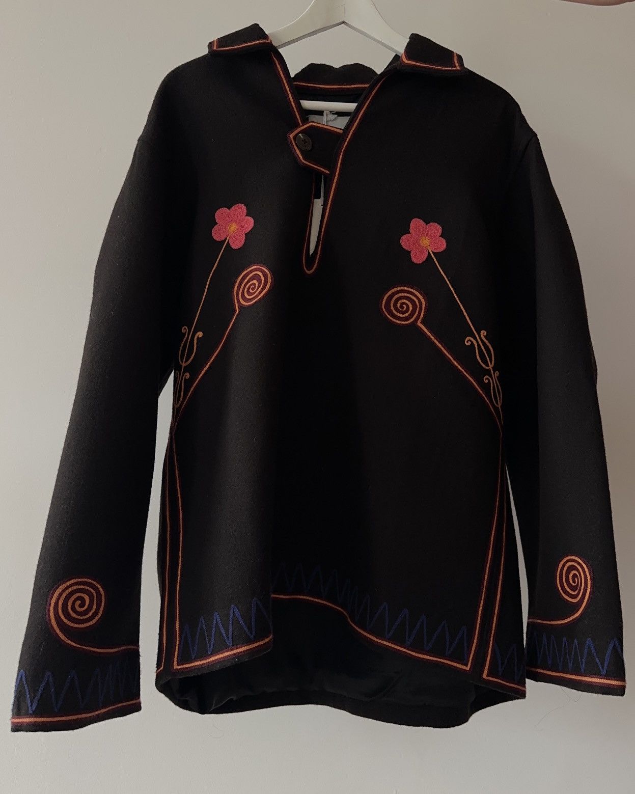Bode Bode FW21 Rancher Embroidered Wool Pullover – NWT Size US M / EU 48-50 / 2 - 3 Thumbnail
