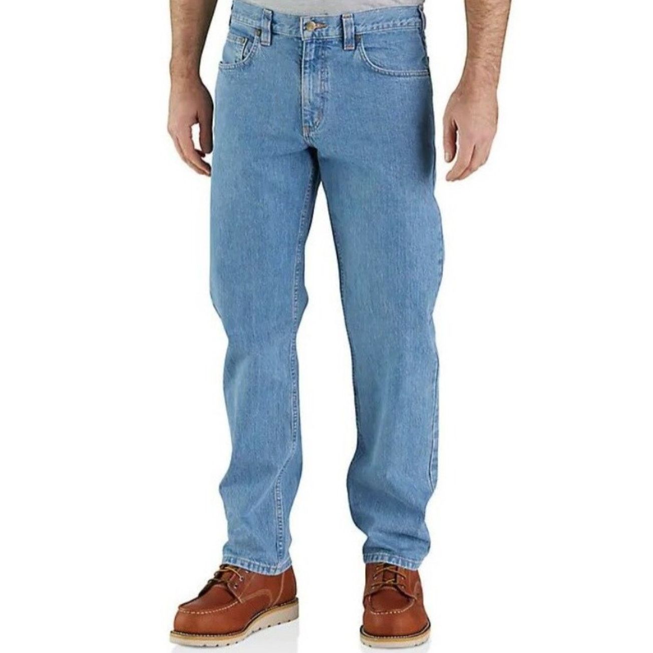 Carhartt Carhartt Mens Relaxed Fit Workwear Outdoor Jeans Size 46x30 Size US 44 / EU 60 - 1 Thumbnail
