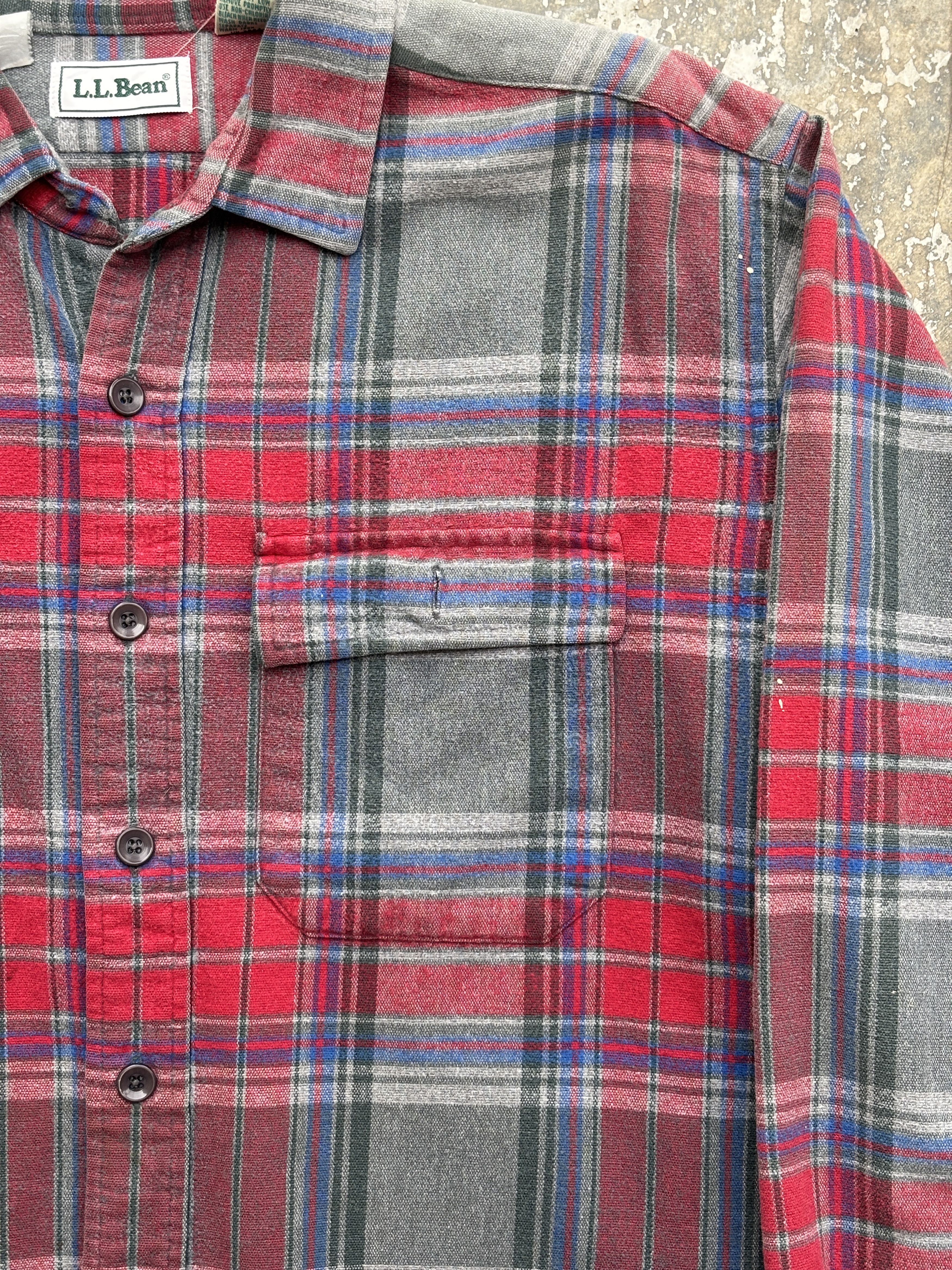 L.L. Bean L.L. Bean Checkered Red Rare Vintage Button Up Shirt Size US L / EU 52-54 / 3 - 3 Thumbnail