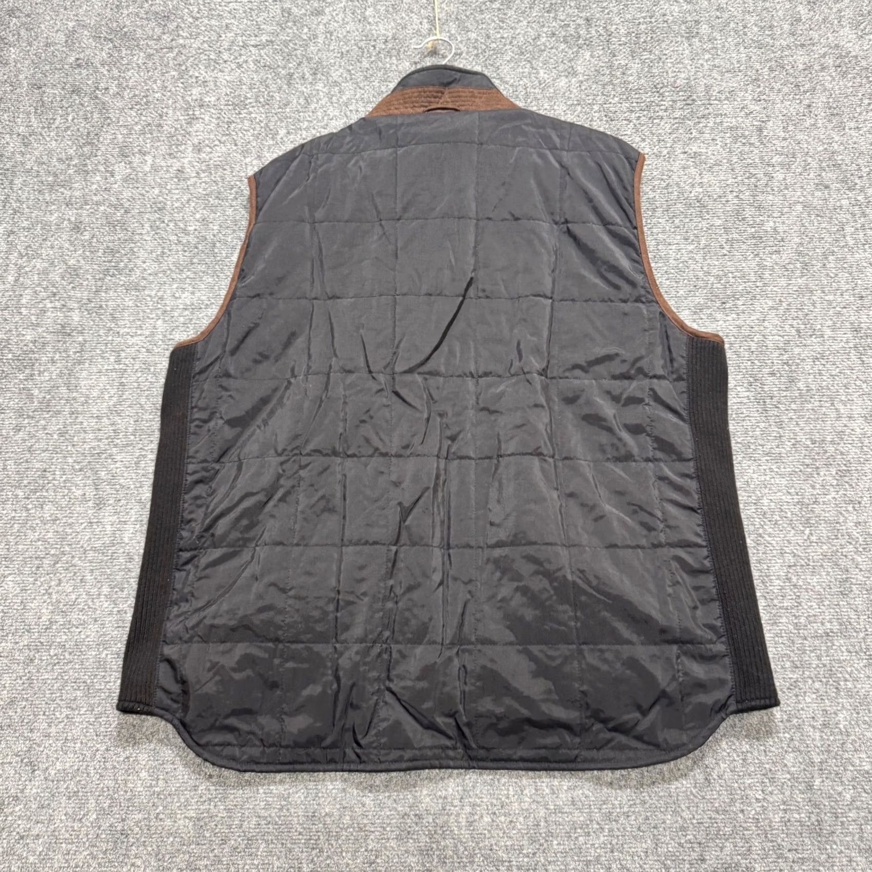 Tommy Hilfiger Tommy Hilfiger Puffer Vest Jacket Black 2XLT Men Nylon Plaid Lined Outdoor Big & Tall Size US XXL / EU 58 / 5 - 3 Thumbnail