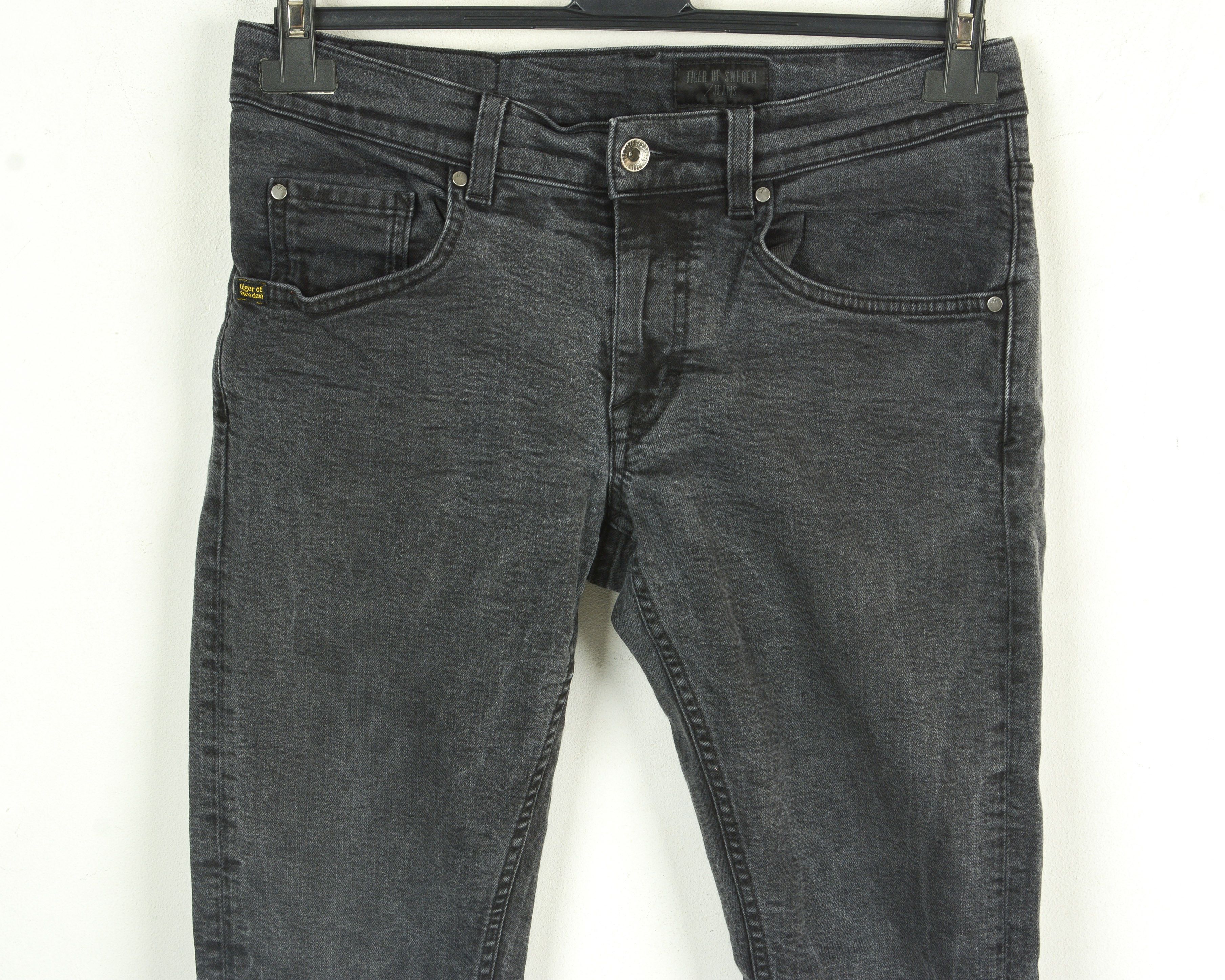 Tiger of Sweden Slim W31 L34 Jeans Denim Pants Trousers Black Skinny Zip Size US 31 - 2 Thumbnail