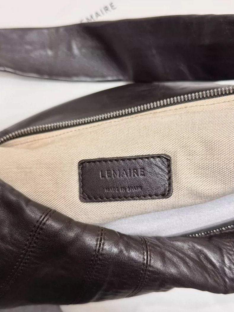 Lemaire Lemaire large size lamb leather horn bag Size ONE SIZE - 7 Thumbnail