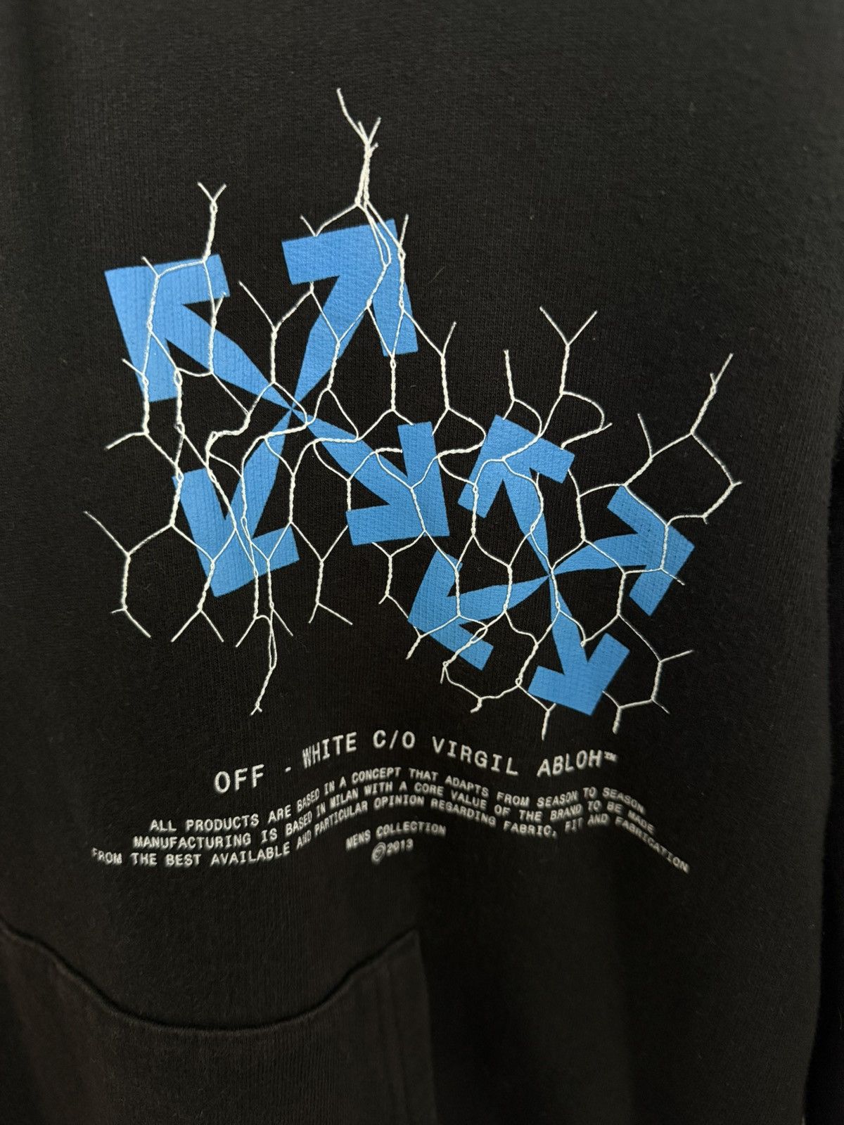 Off-White Off-White c/o Virgil Abloh Fence Arrows Hoodie SS20 Size US M / EU 48-50 / 2 - 4 Thumbnail