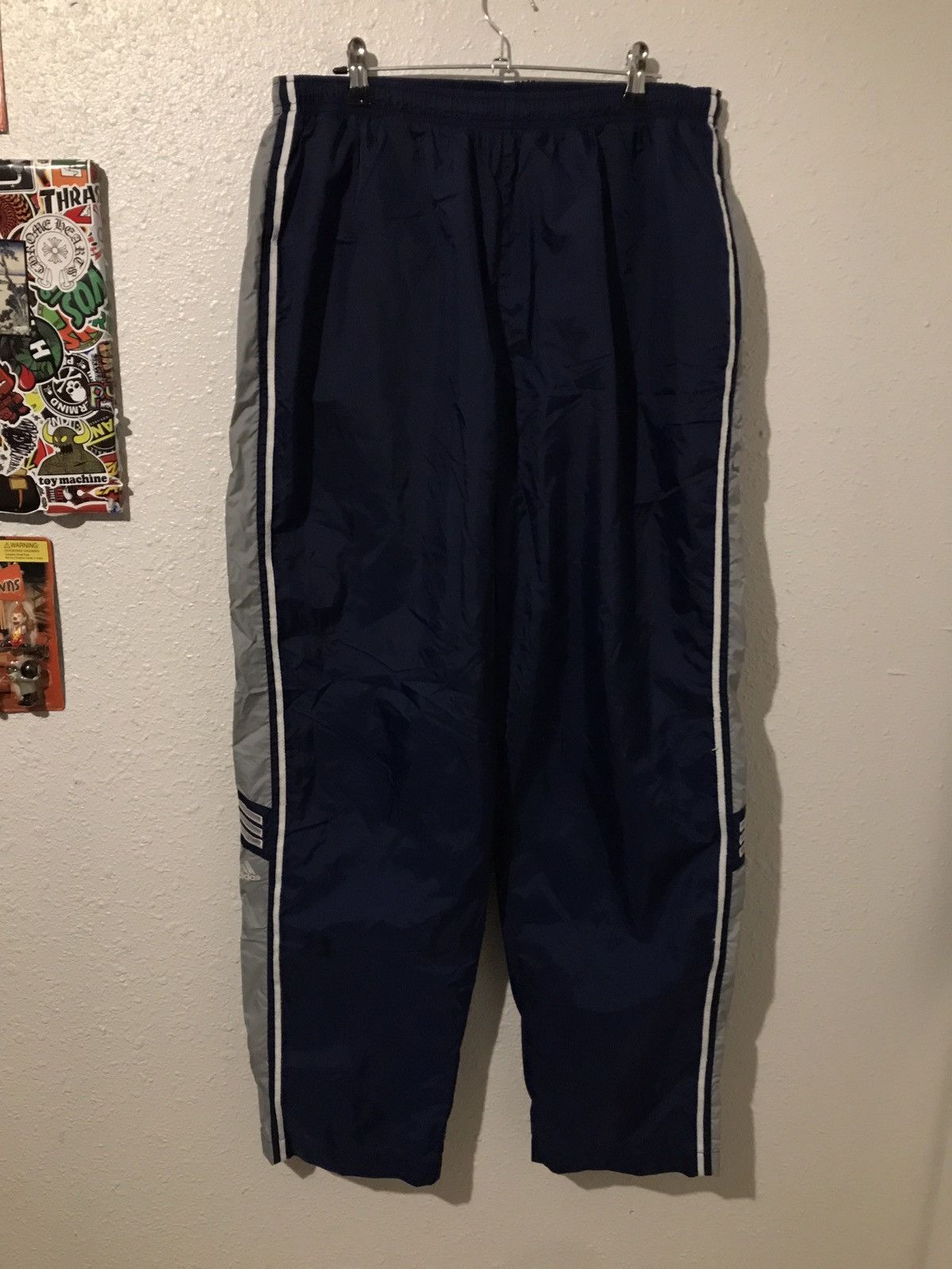 Adidas Vintage Adidas Baggy Fit Windbreaker Track Pants Size US 30 / EU 46 - 1 Thumbnail
