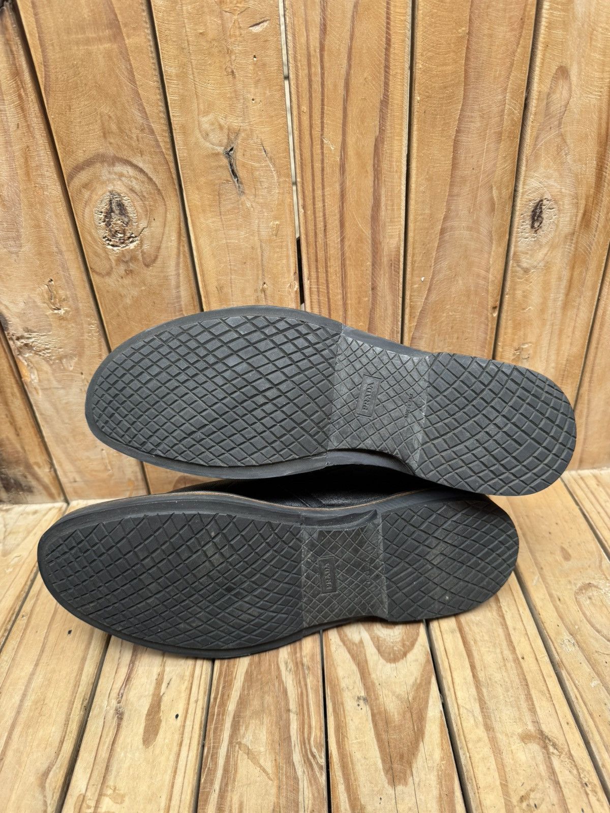 Prada Prada exotic skin Chukka black leather boots Sz USA 9.5 Size US 9.5 / EU 42-43 - 6 Thumbnail