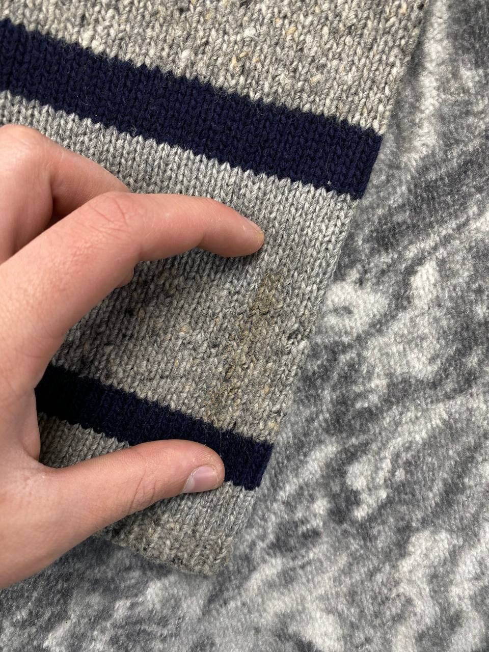 Armani Vintage Armani Jeans Wool Knit Sweater Big Monogram Logo Size US M / EU 48-50 / 2 - 4 Thumbnail
