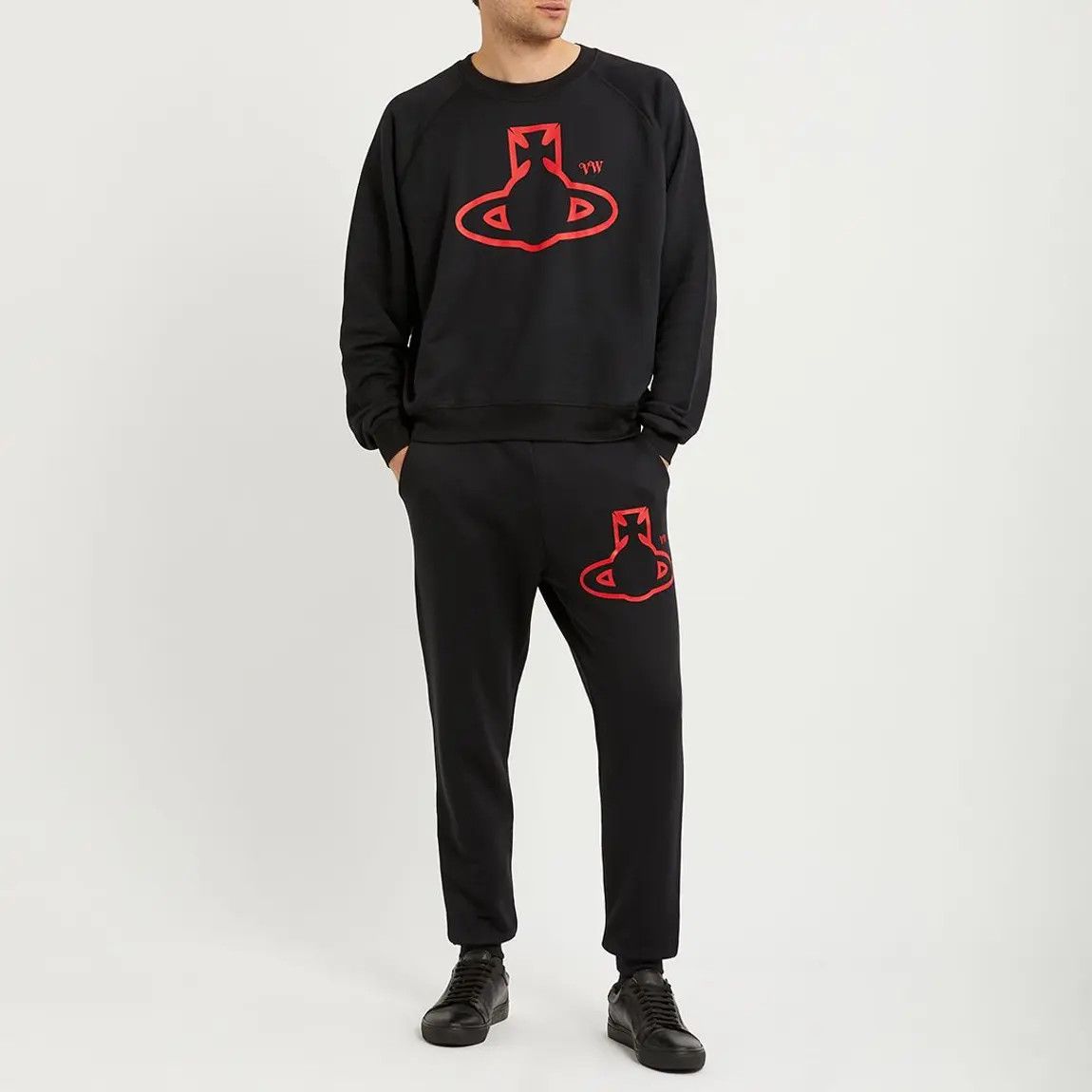 Vivienne Westwood o1y0525 Logo Jogger & Sweatpant in Black Size US 38 / EU 54 - 5 Thumbnail