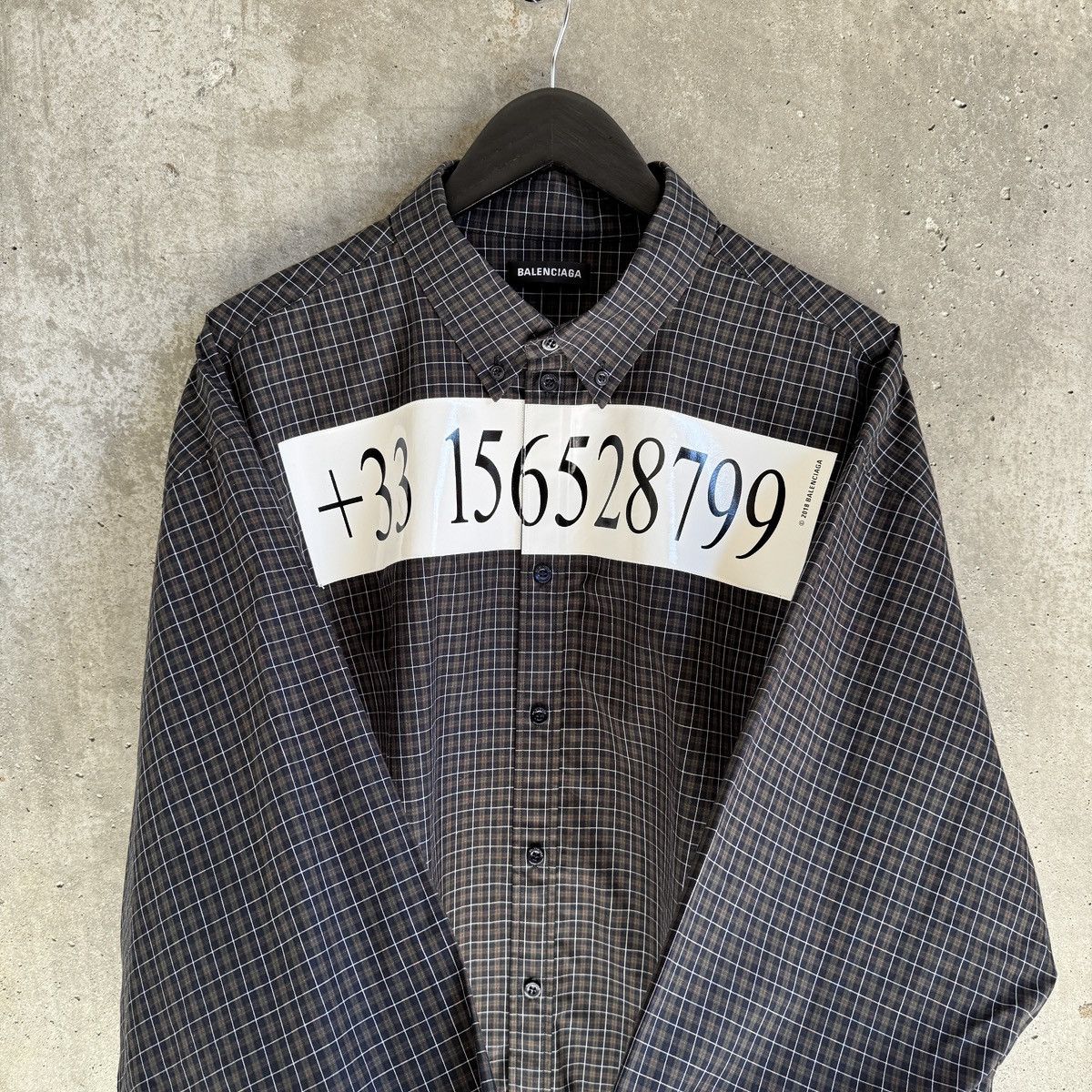 Balenciaga Balenciaga +33 Phone Shirt Size US L / EU 52-54 / 3 - 3 Thumbnail