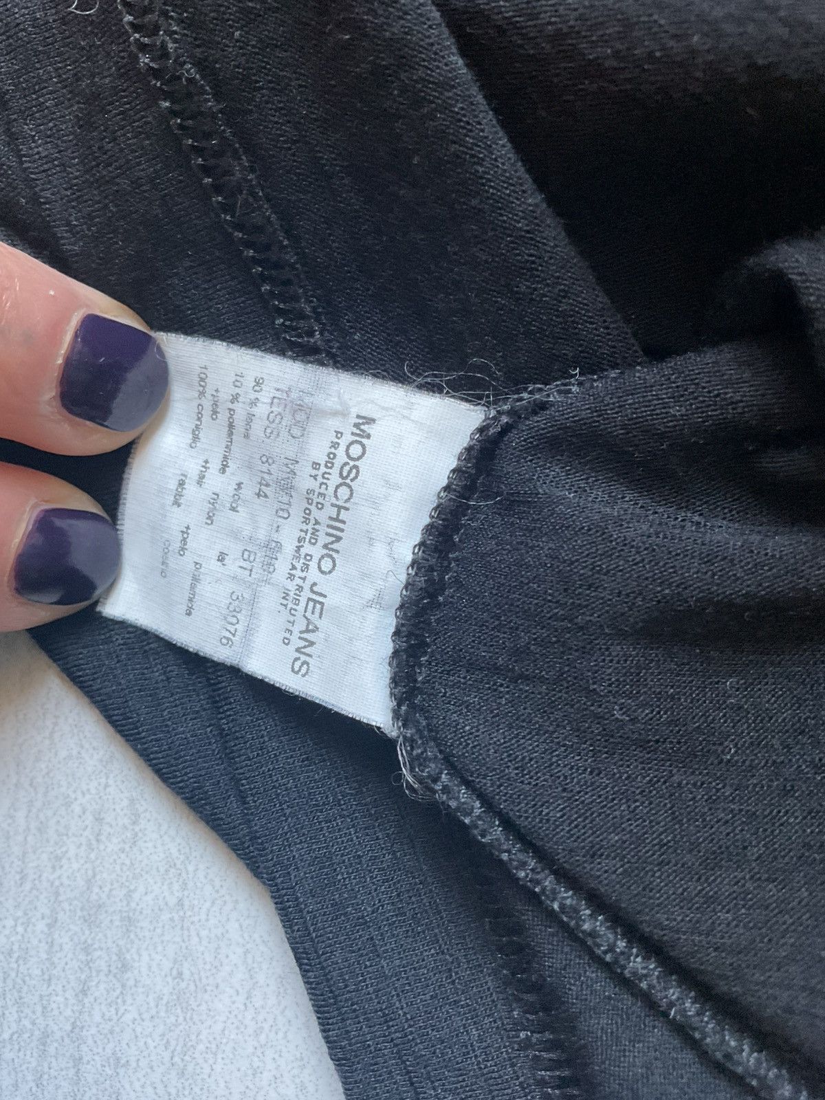 Moschino Moschino Jeans 90’s top with rabbit fur Size M / US 6-8 / IT 42-44 - 4 Thumbnail