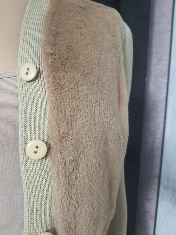 Other Lana wool merinos knitwear cardigan fur S Riccardo Danieli Size M / US 6-8 / IT 42-44 - 5 Thumbnail