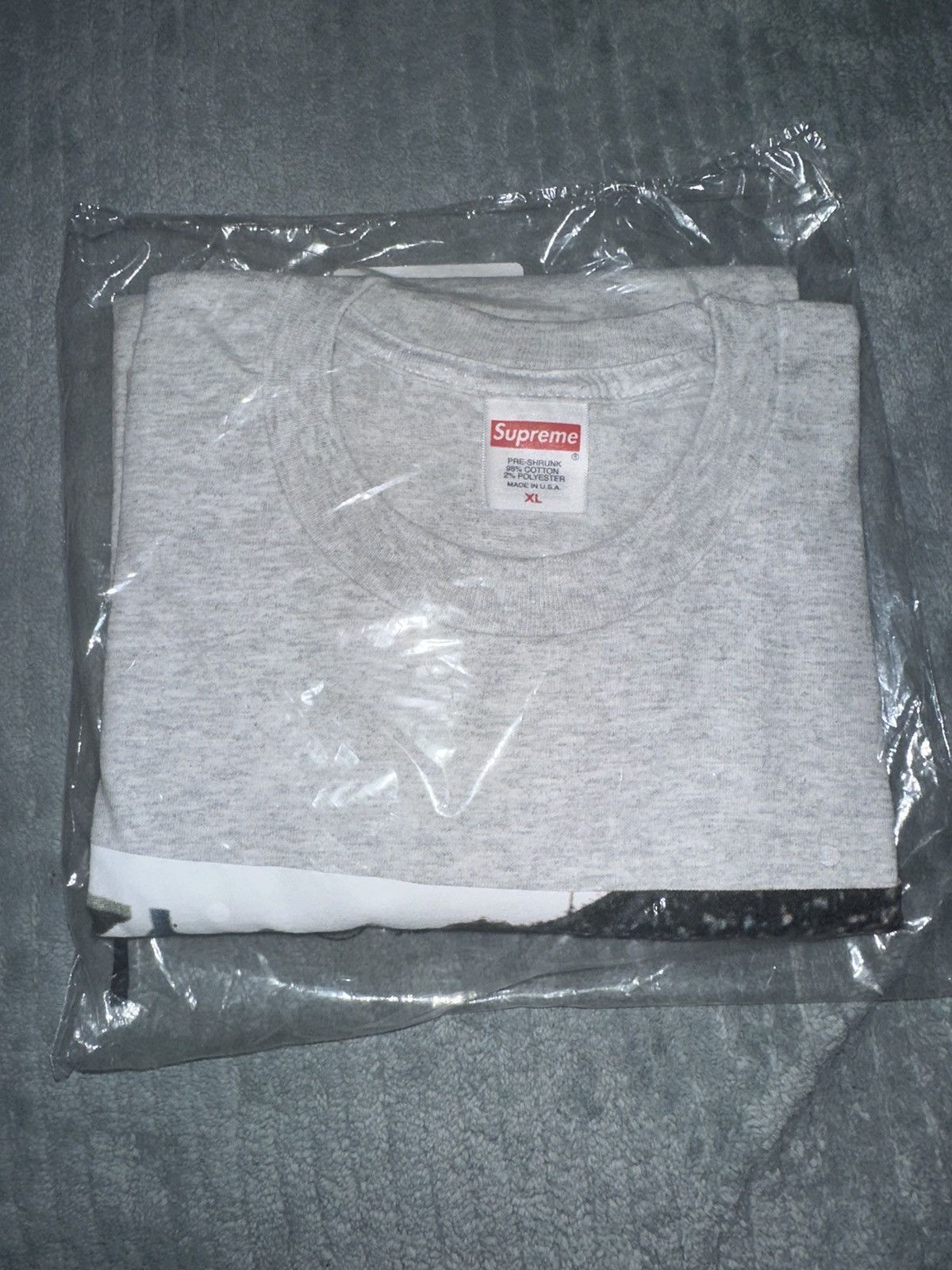 image of Supreme Maradona Tee in Ash Grey, Men's (Size XL)