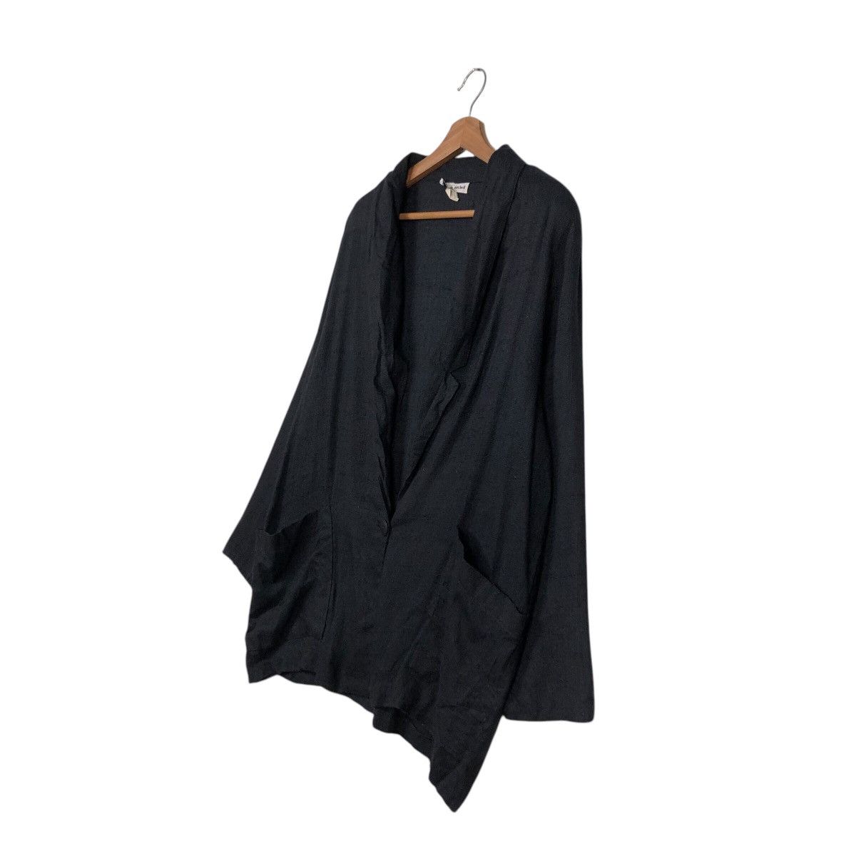 Designer × Japanese Brand × Vintage 📌Rich Black Chore Work Jacket Kenneth Mitchell Issey Miyake Size US M / EU 48-50 / 2 - 3 Thumbnail