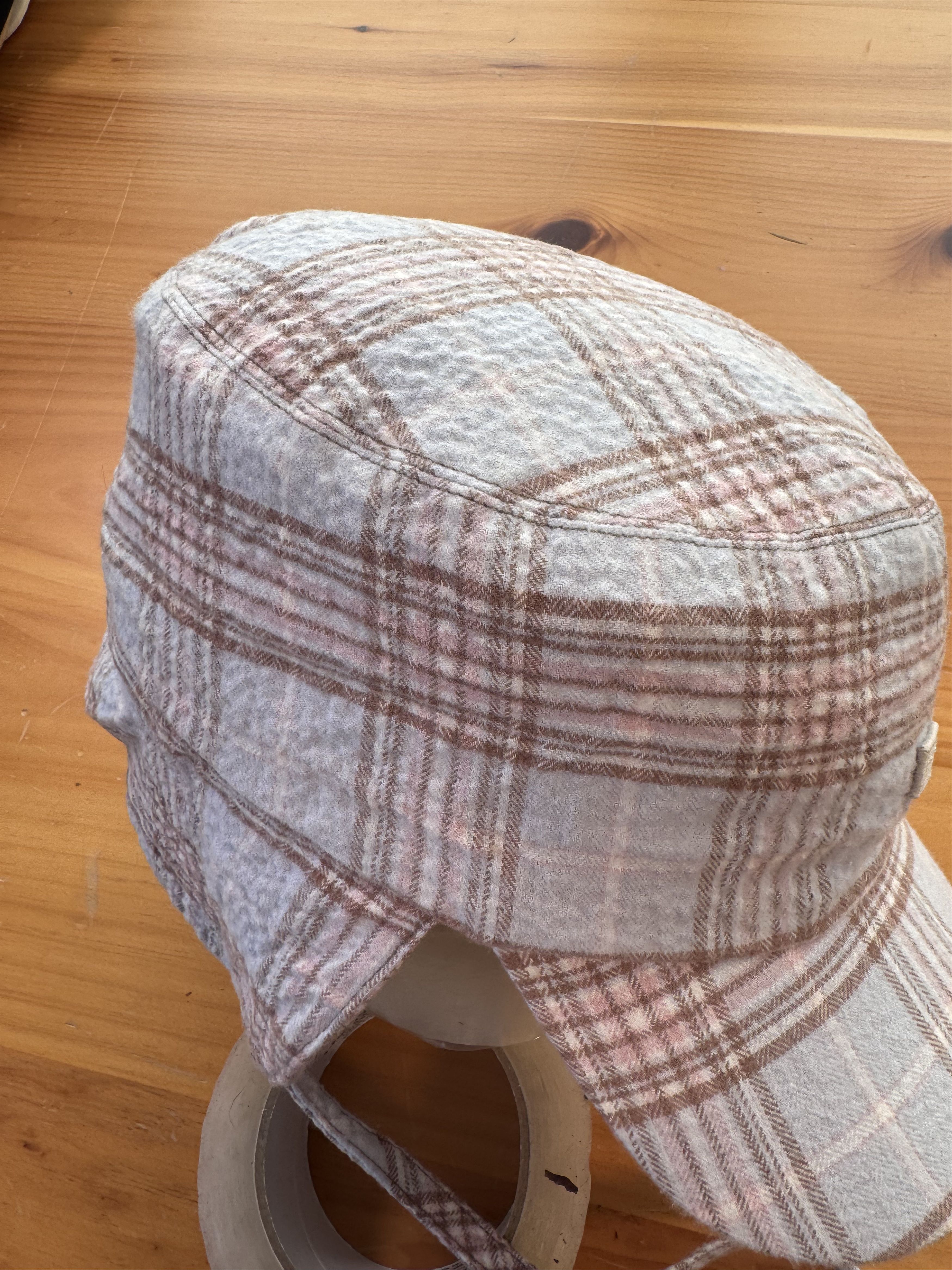 Acne Studios Acne Studios Quilted Plaid Trapper Hat Ear flap pill brim Size ONE SIZE - 3 Thumbnail