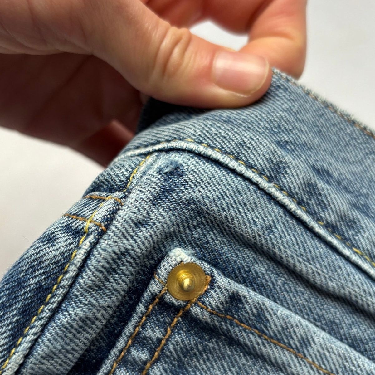 Sid Mashburn $175 Sid Mashburn Slim Straight Jeans 32x30 Made in USA Size US 32 / EU 48 - 10 Thumbnail