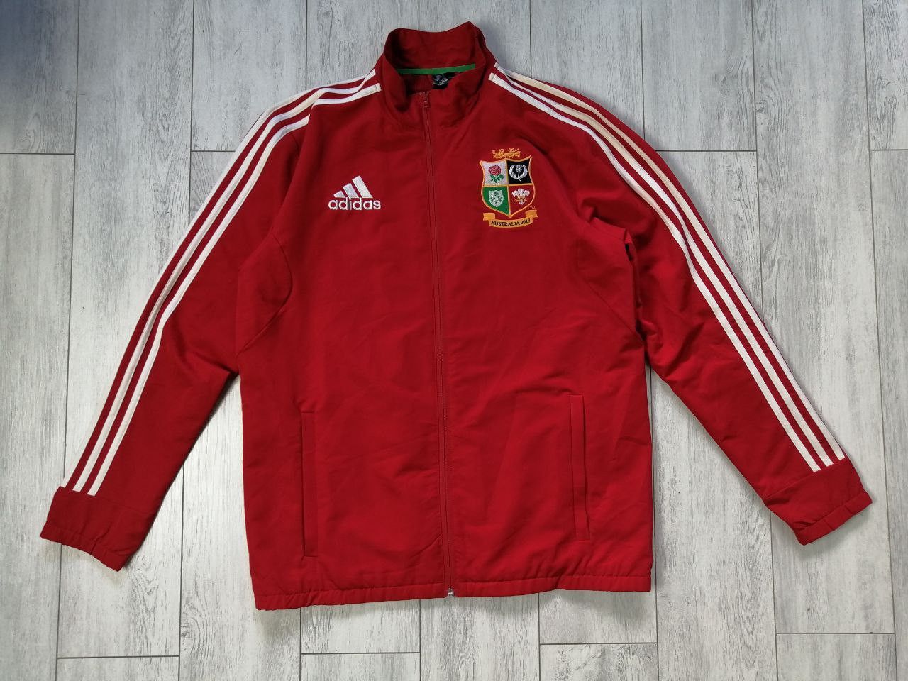 Adidas Vintage Adidas British And Irish Lions Rugby Track Jacket Size US M / EU 48-50 / 2 - 1 Thumbnail