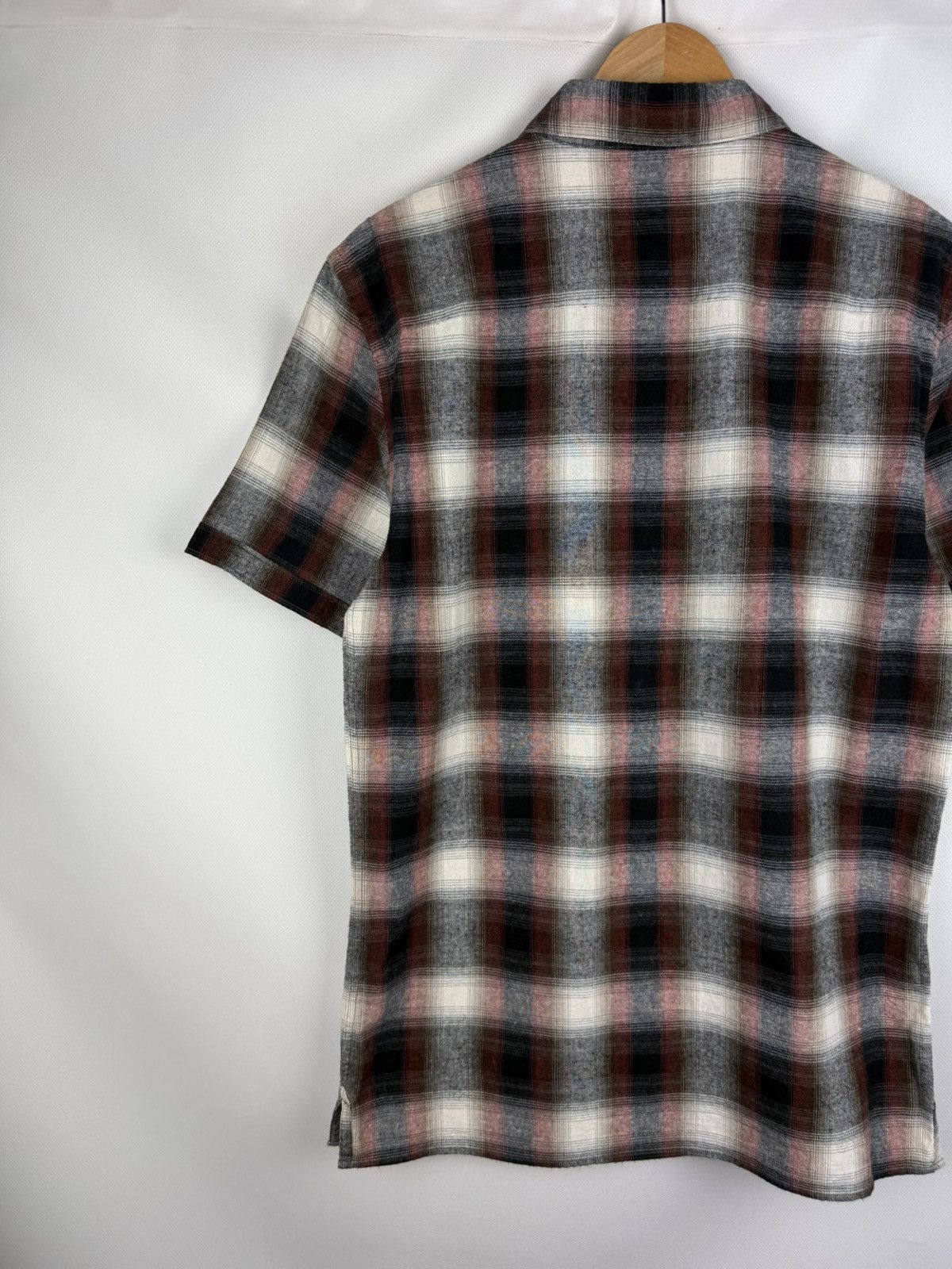 Allsaints Allsaints Men Dwight SS Men’s Plaid Flannel Button Up Shirt Size US S / EU 44-46 / 1 - 15 Thumbnail