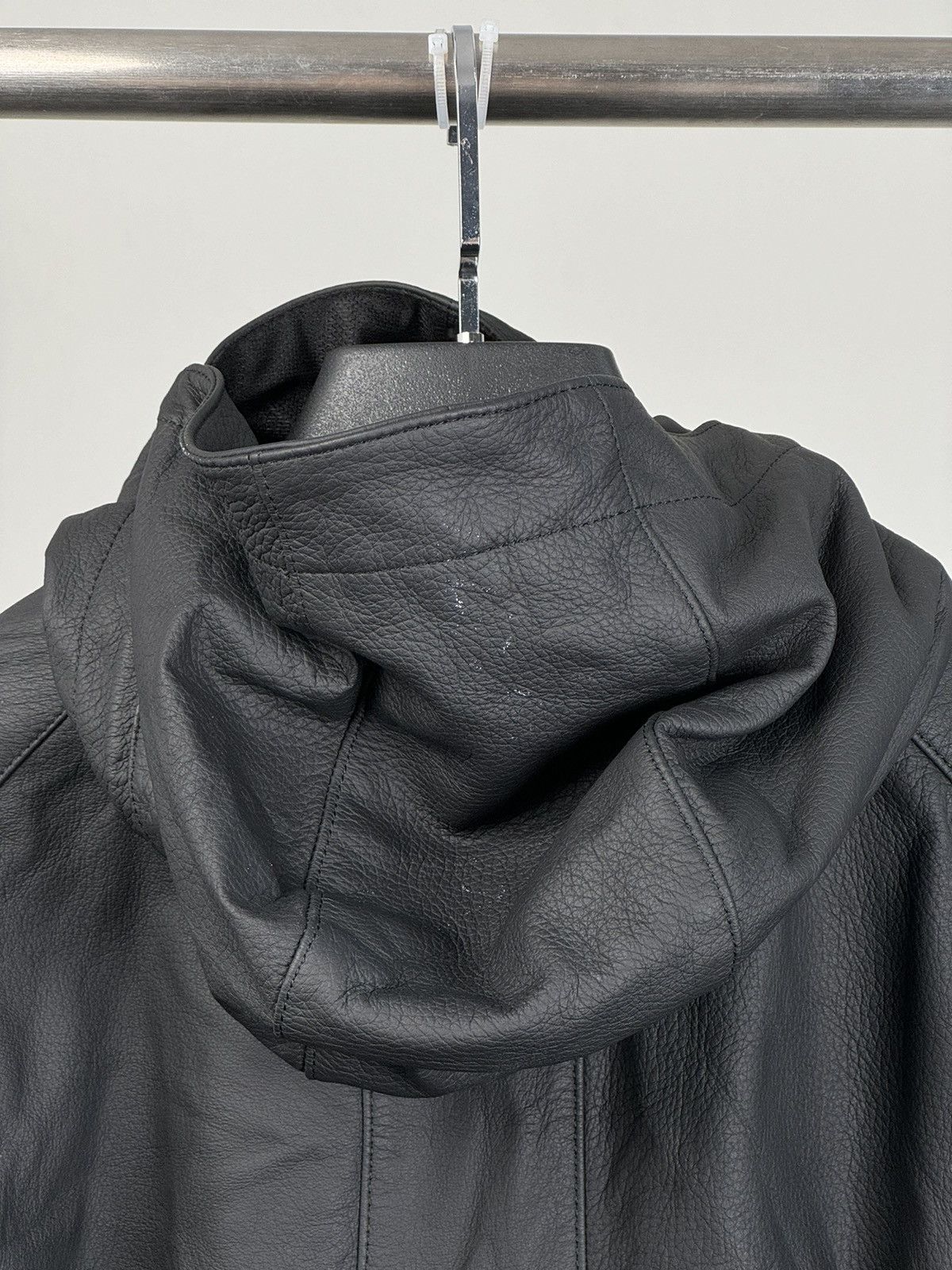 The Viridi-anne Leather mask hooded jacket size 2 Size US M / EU 48-50 / 2 - 14 Thumbnail