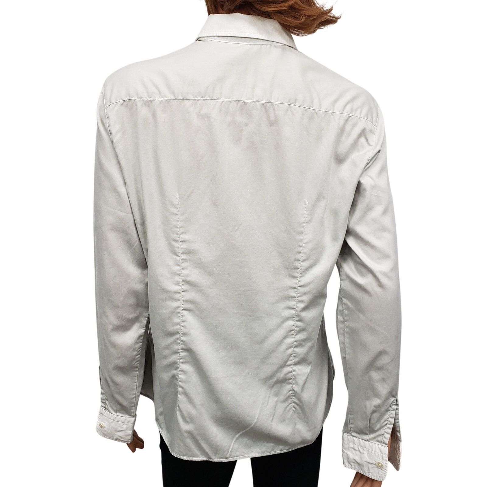 Amina Rubinacci Amina Rubinacci Napoli Shirt Made in Italy Two-tone L/S M Size M / US 6-8 / IT 42-44 - 9 Thumbnail