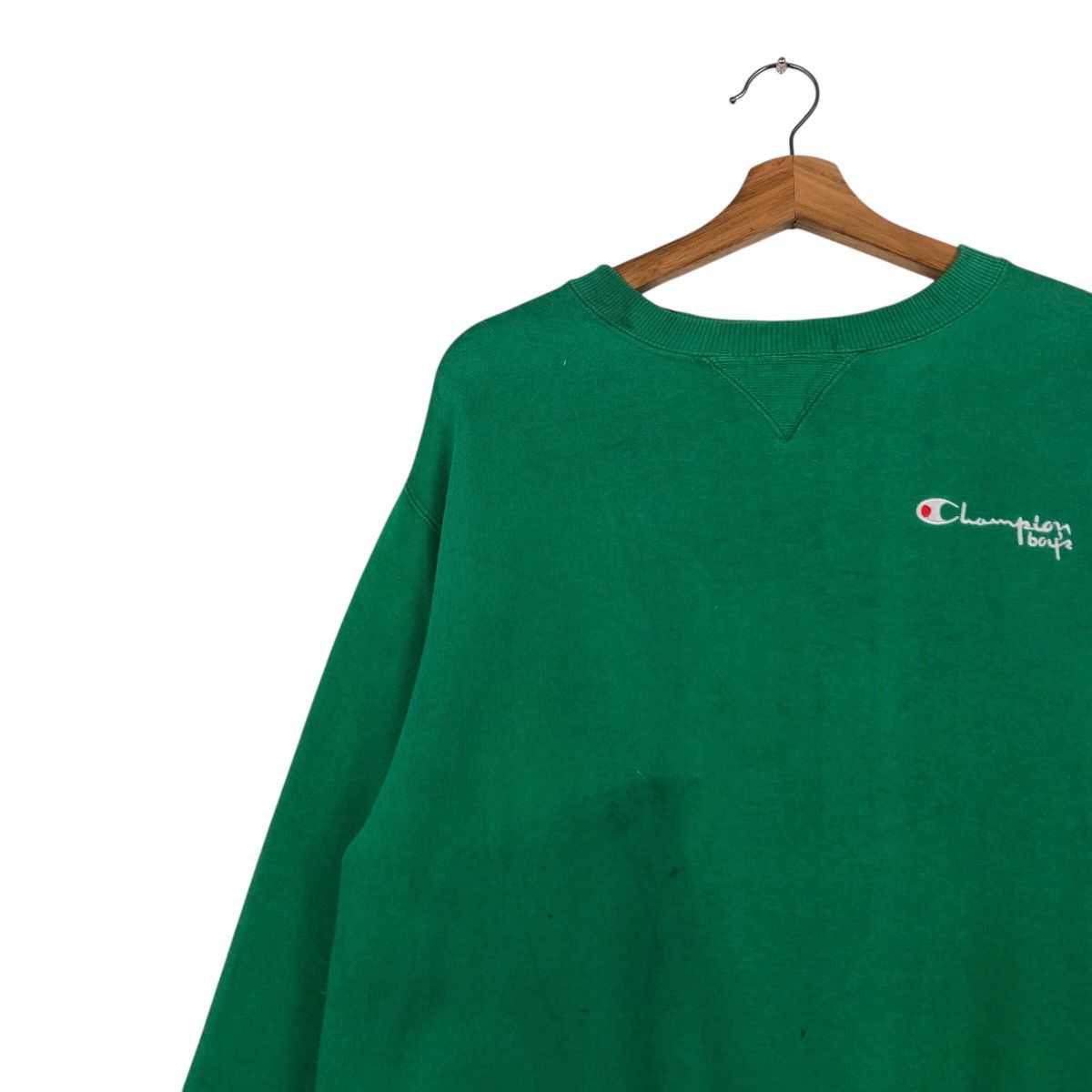 Japanese Brand × Vintage 📌Vintage Crewneck Sweatshirt Champion Rich Green Size US M / EU 48-50 / 2 - 7 Thumbnail