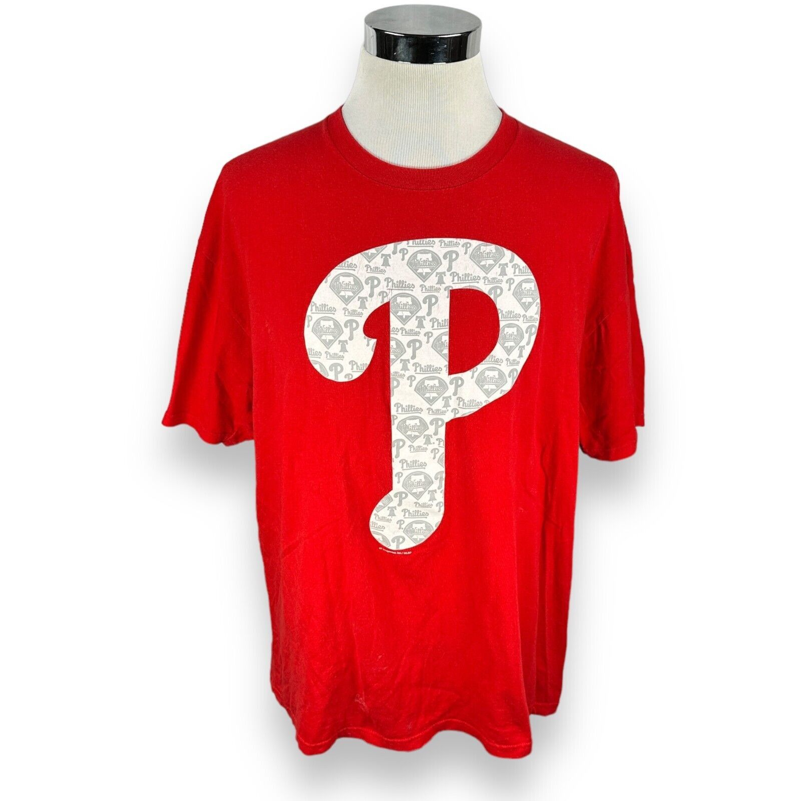 MLB Genuine Merchandise T-Shirt Men's 2XL Phillies Graphic Logo Size US XXL / EU 58 / 5 - 1 Thumbnail