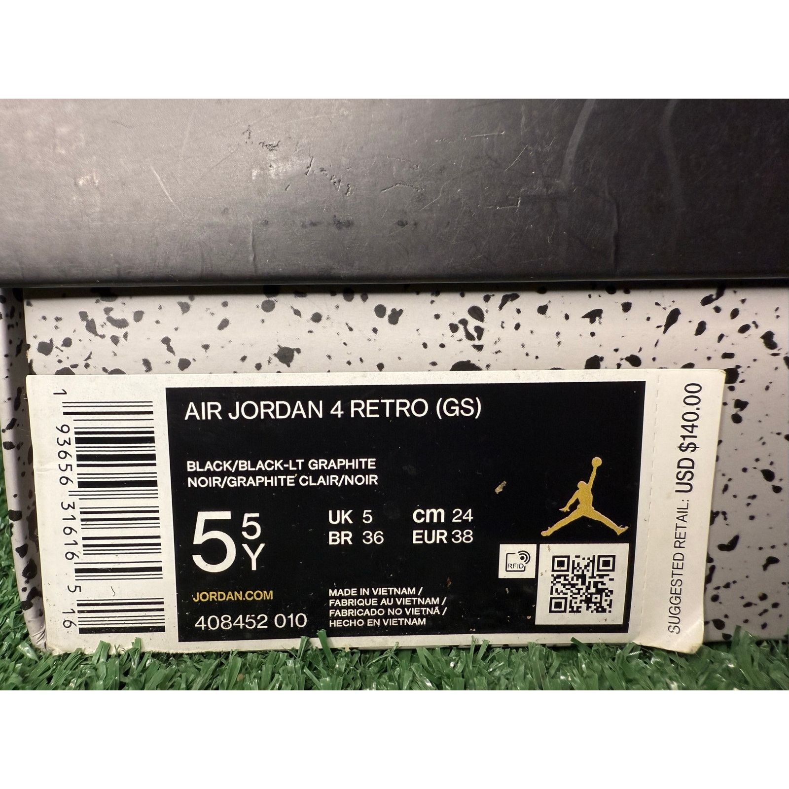 Jordan Brand Black Cat 4’s sz 5.5 Size US 5.5 / EU 38 - 8 Thumbnail