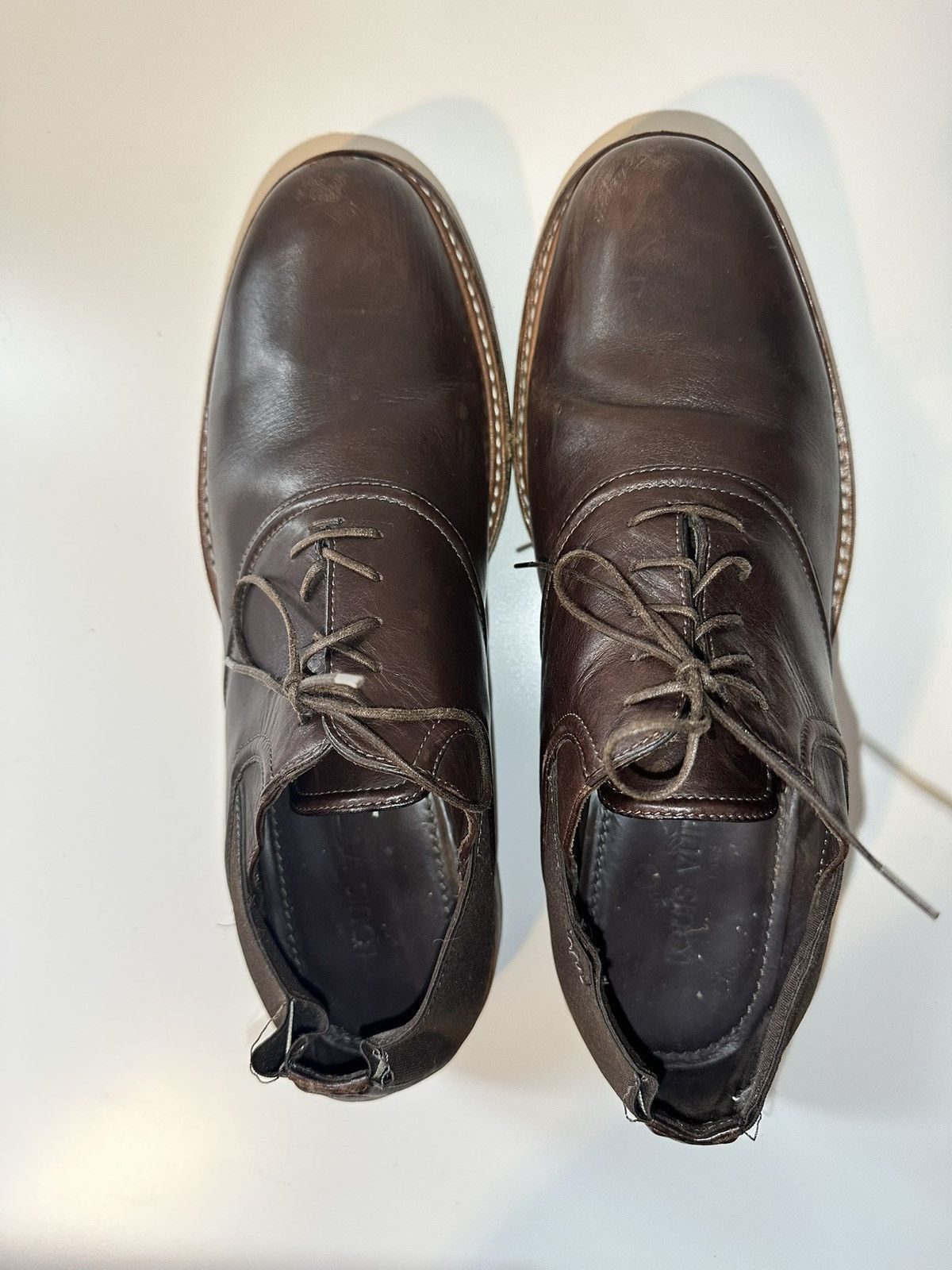 Louis Vuitton Louis Vuitton Brown Lace Up Loafer Size US 10 / EU 43 - 5 Thumbnail