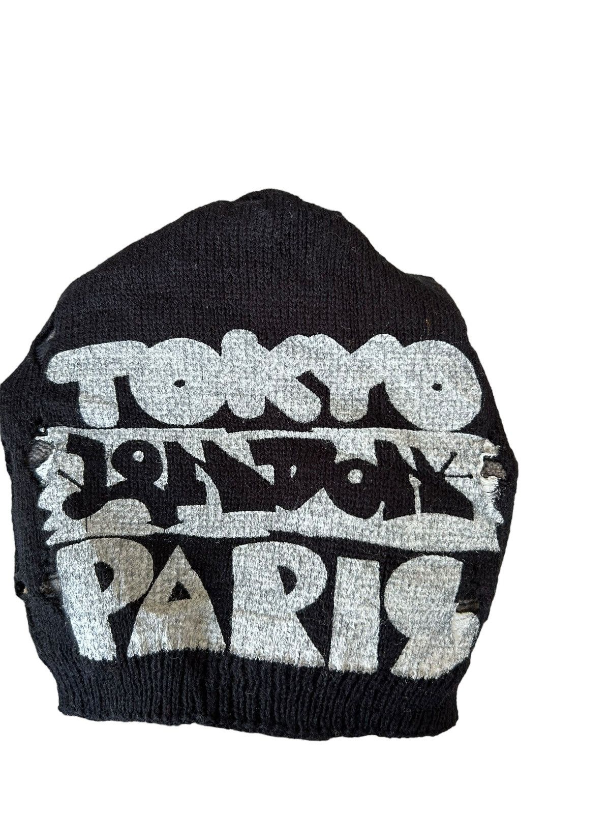 Japanese Brand × Kapital × Vintage Distressed Japanese Punk Style Reversible Beanie Hats Size ONE SIZE - 8 Thumbnail