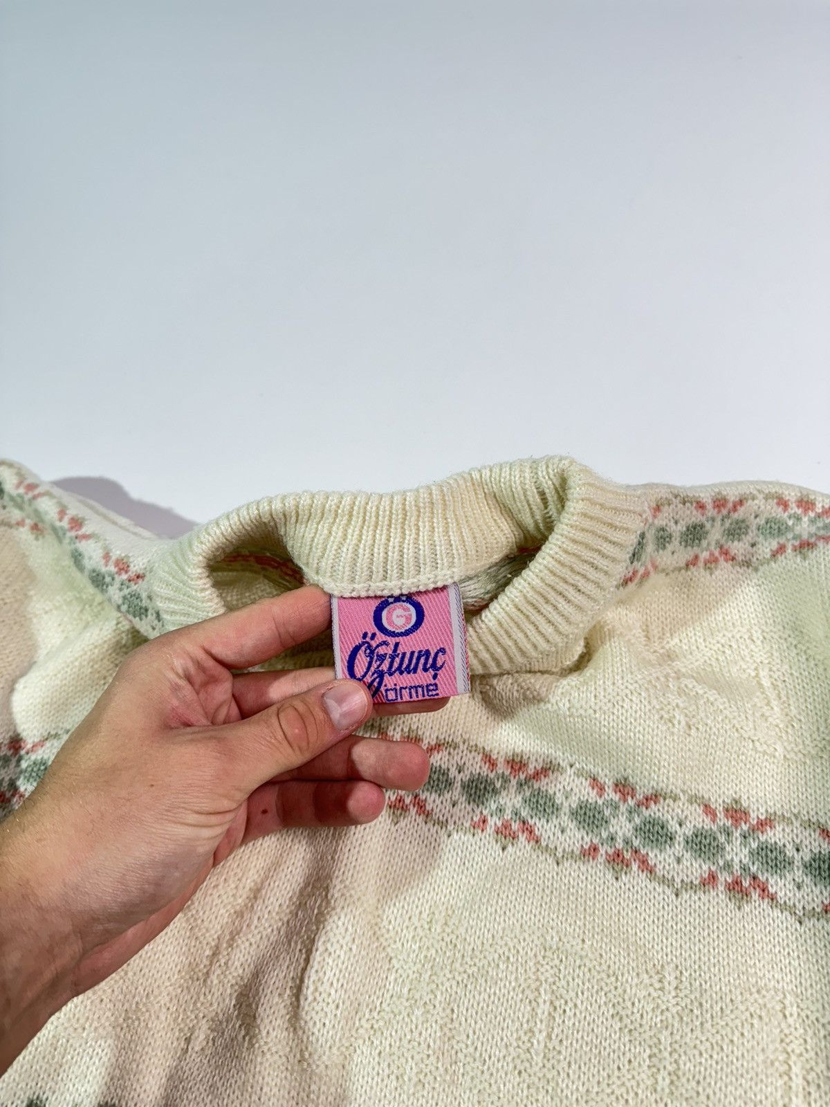 Japanese Brand × Vintage Vintage knit sweater y2k coquette 90 00s avant garde pattern Size M / US 6-8 / IT 42-44 - 4 Thumbnail
