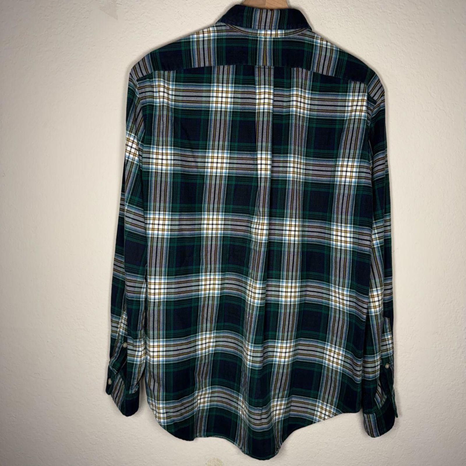 Lauren Ralph Lauren Ralph Lauren Shirt Men's L Green Cotton Twill Long Sleeve Size US L / EU 52-54 / 3 - 4 Thumbnail