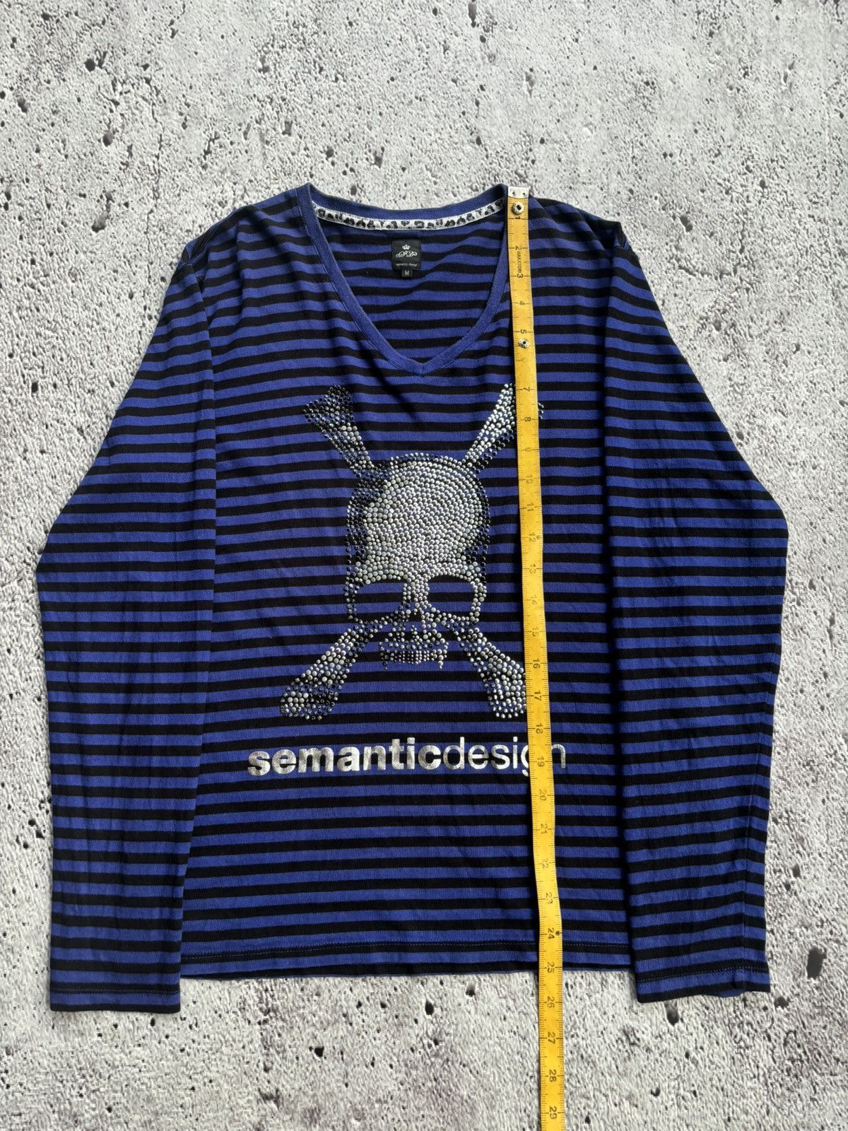 Hysteric Glamour Y2k Semantic design stripe skull logo Longsleeve Size US M / EU 48-50 / 2 - 8 Thumbnail