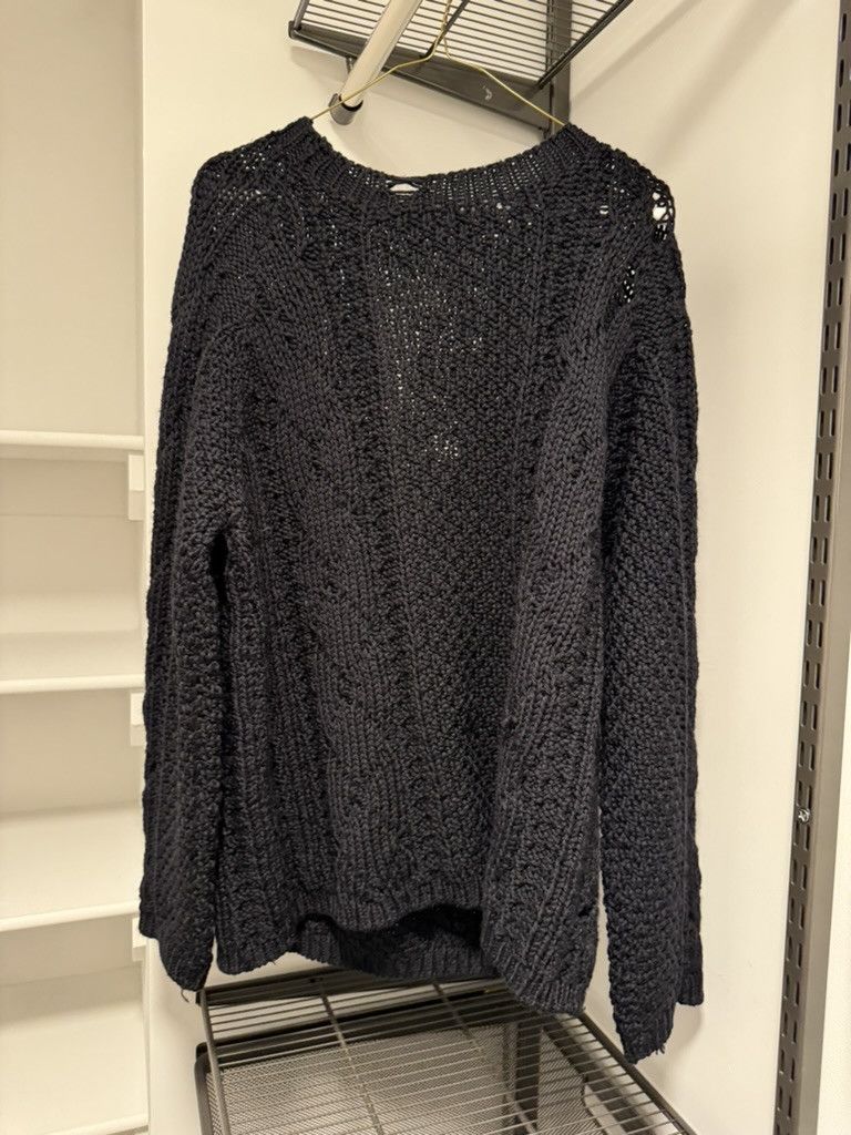 Maison Margiela Chunky Distressed Knit Size US L / EU 52-54 / 3 - 1 Thumbnail