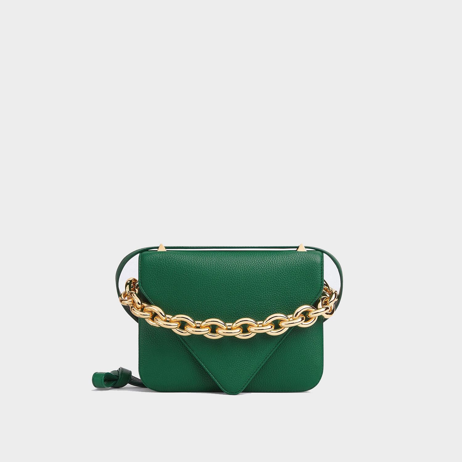 Bottega Veneta o1loc1c0824 Size: OS / Mount Medium Grain Calf in Green Size ONE SIZE - 1 Thumbnail
