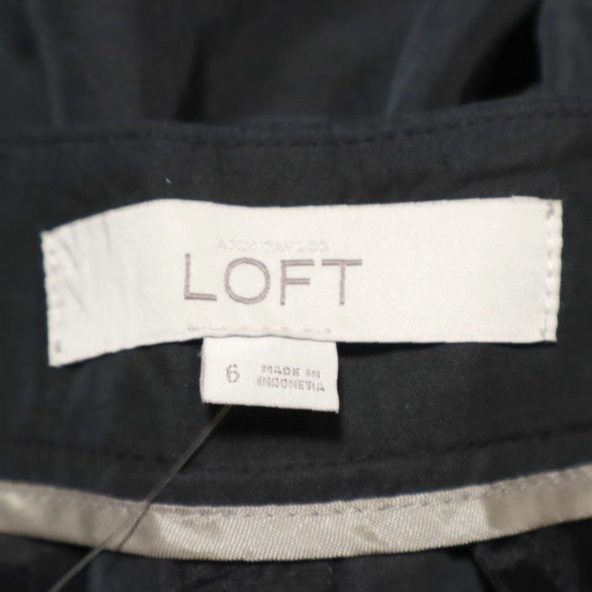 Loft Loft Marisa Low Rise Modal Microfiber Chino Pants Black Women's 6 Size 28" / US 6 / IT 42 - 5 Thumbnail