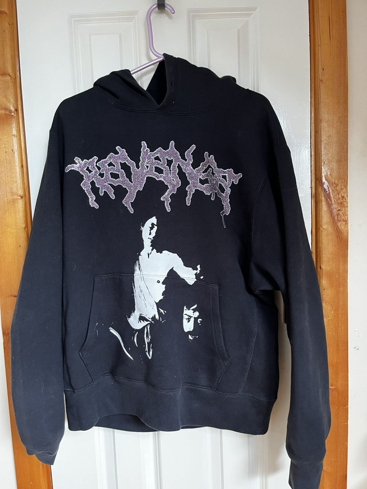 Revenge Revenge Rhinestone Hoodie Size US XL / EU 56 / 4 - 1 Thumbnail