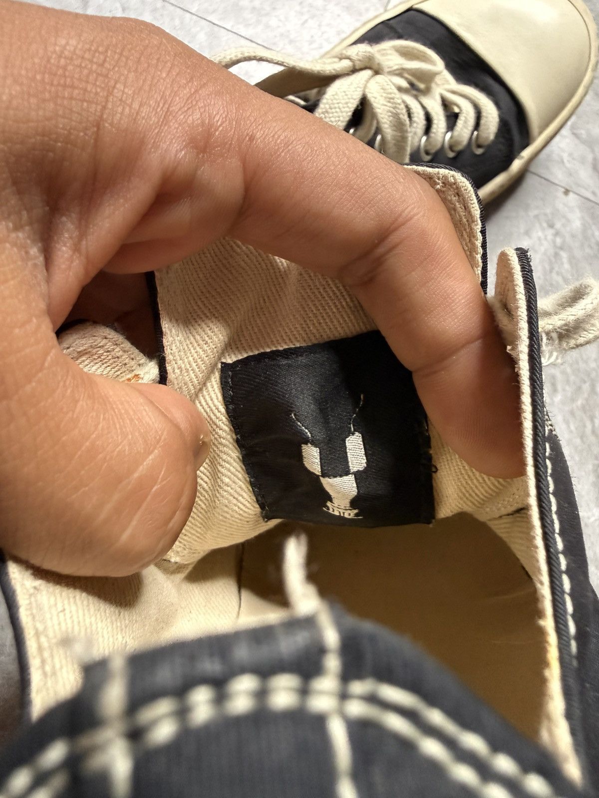 Rick Owens Drkshdw Rick Owens Drkshdw Ramones Low sz 36 Size US 6 / IT 36 - 6 Thumbnail