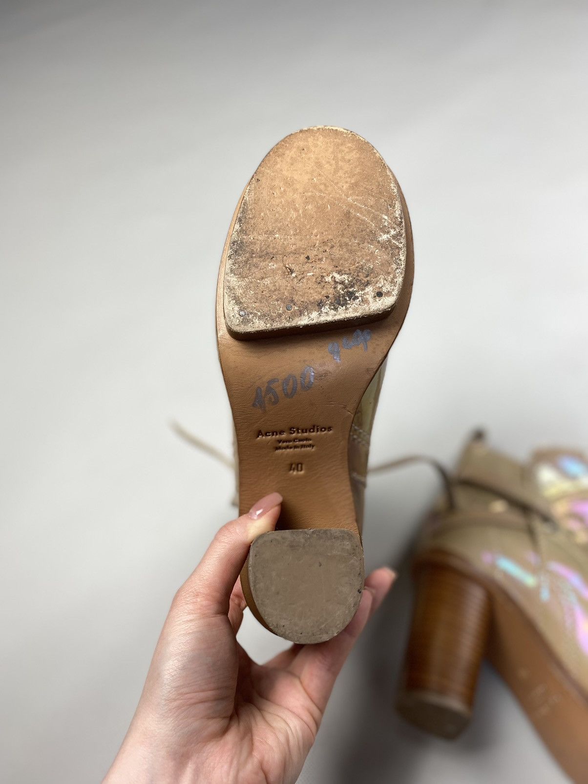 Acne Studios Acne Studios ladies leather heels boots size 40 Size US 10 / IT 40 - 17 Thumbnail