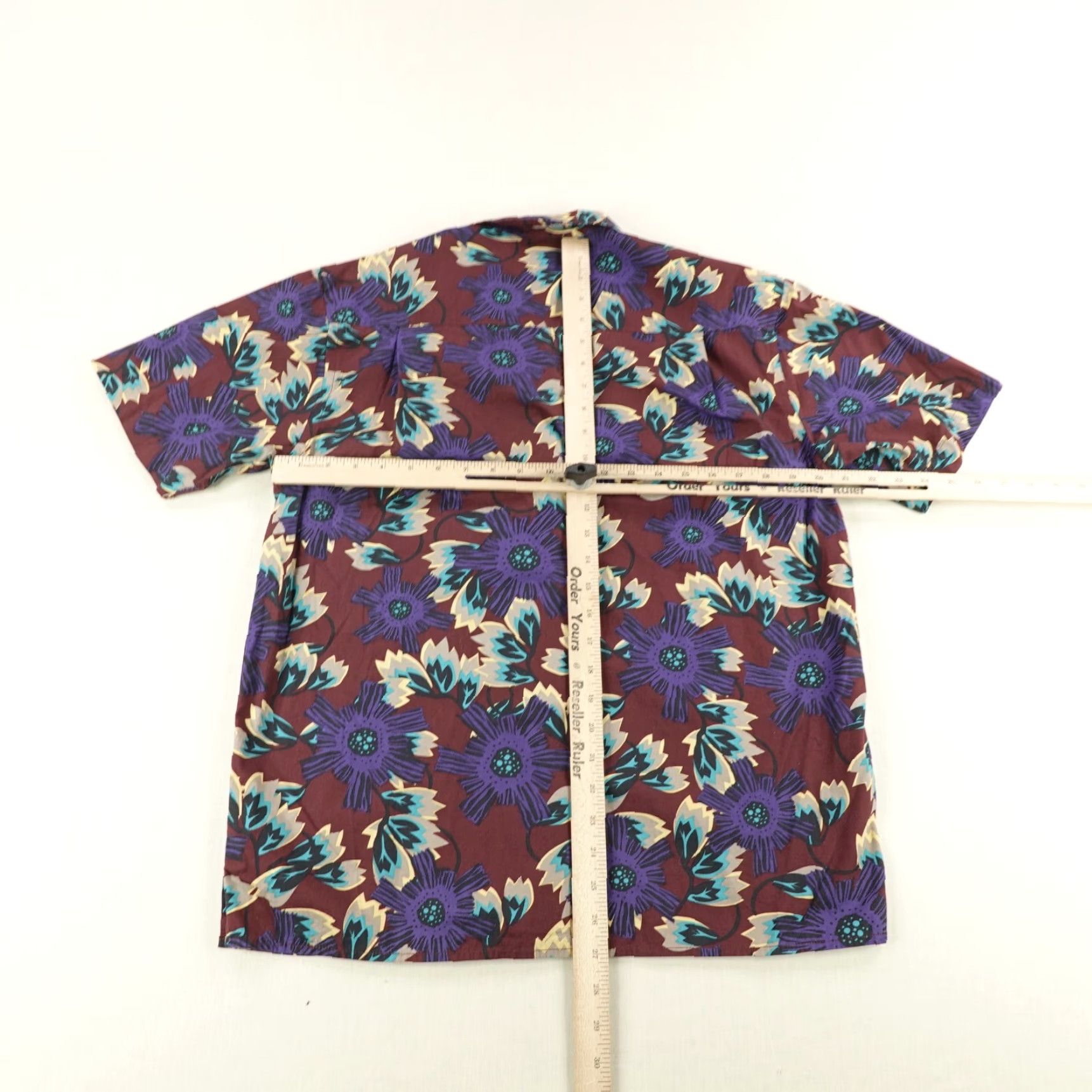 Katin VINTAGE Katin Button-Up Shirt Mens Medium Red Floral Hawaiian Aloha Beach Outdoor Size US M / EU 48-50 / 2 - 6 Thumbnail