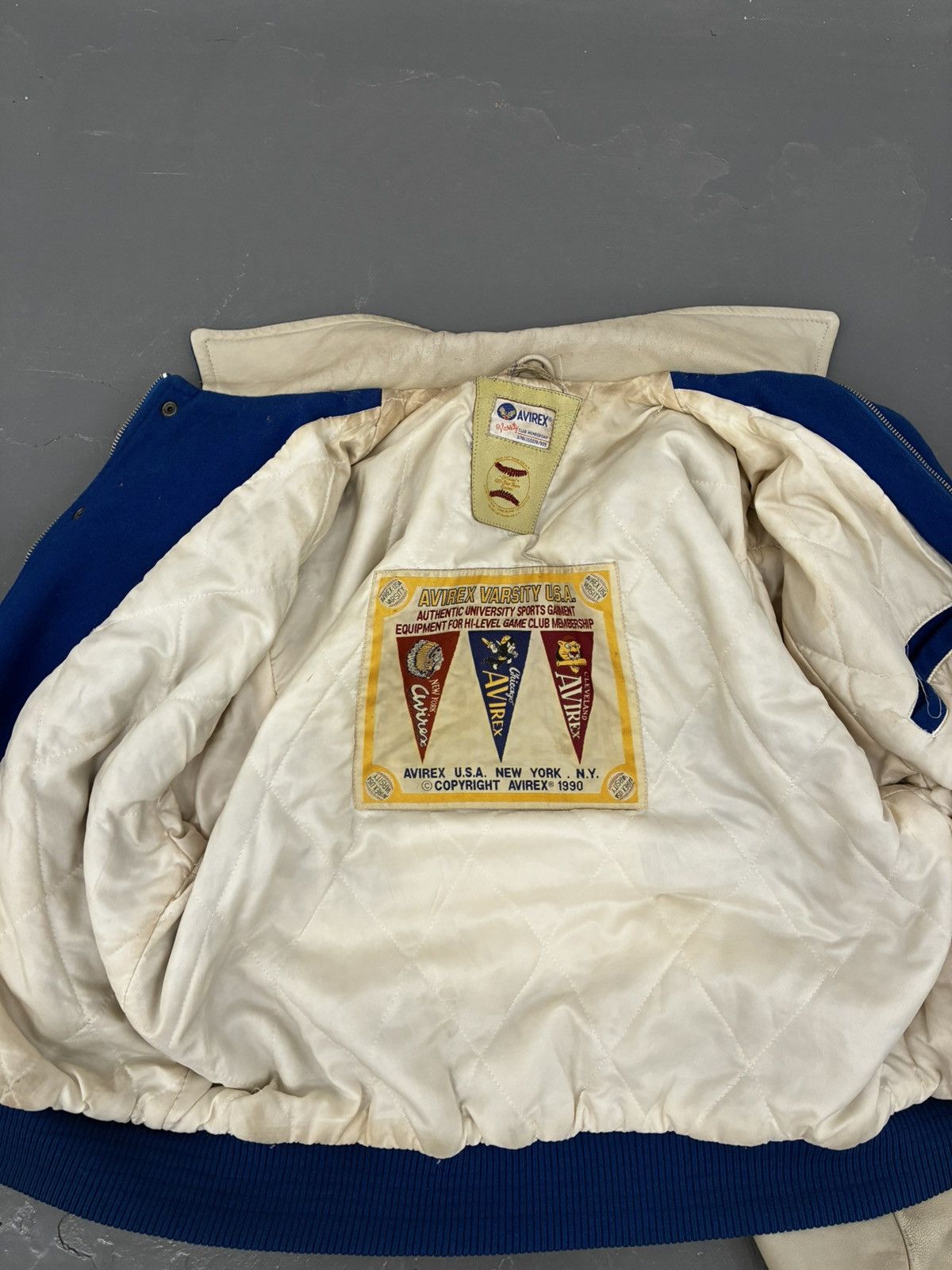 Avirex Vintage Avirex USA World Famous Eagle Leather Varsity Jacket Size US L / EU 52-54 / 3 - 6 Thumbnail